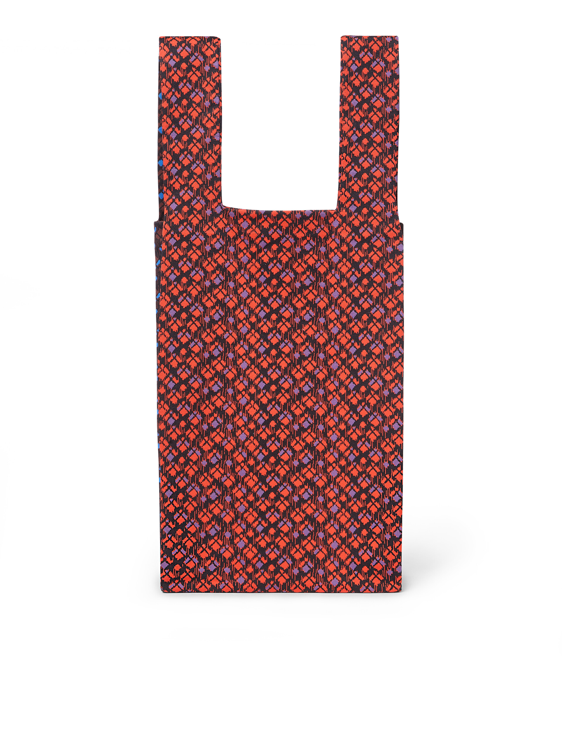 MARNI MARKET shopping bag with multicoloured print - Shopping Bags - Image 3