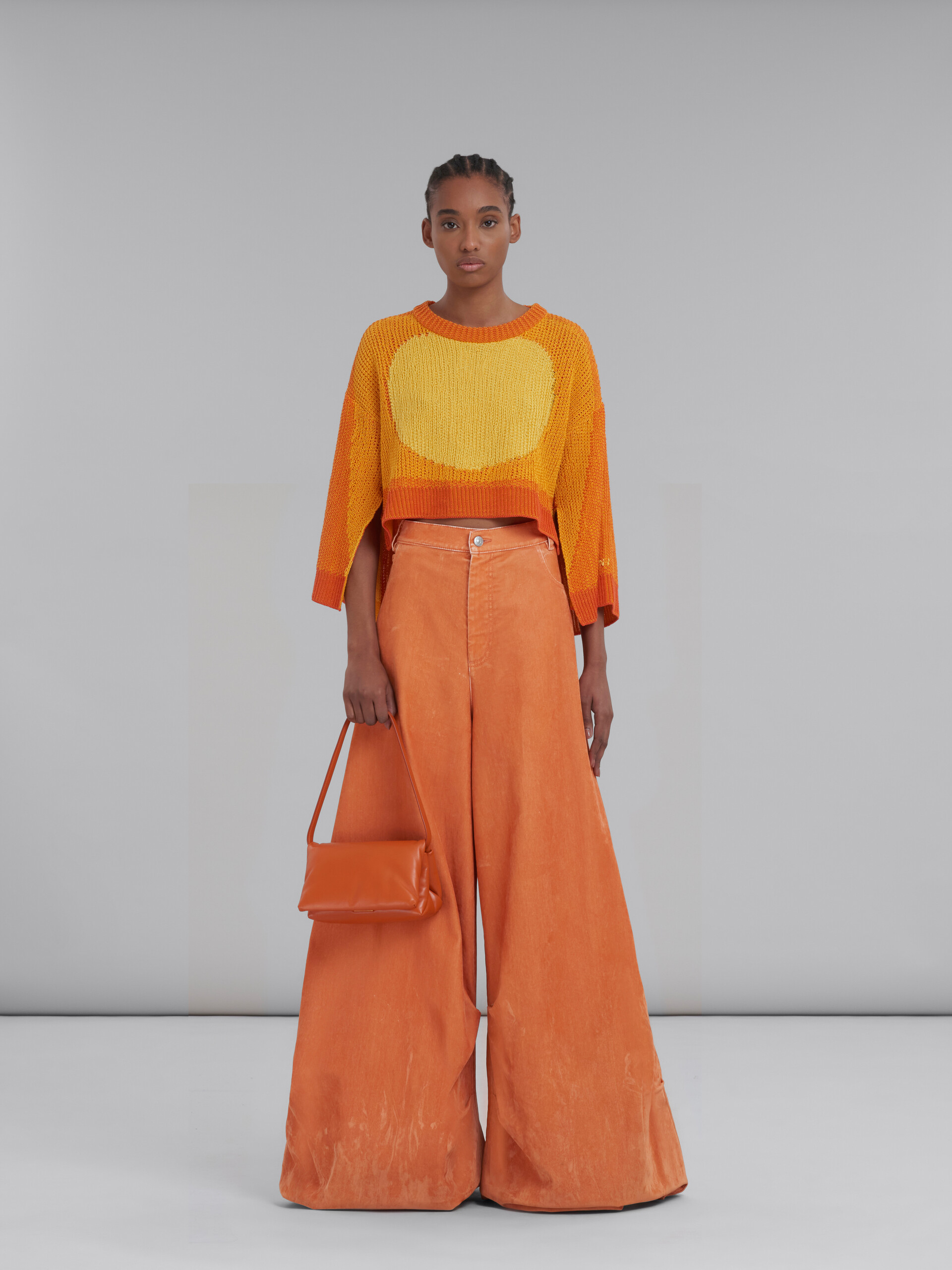 Small orange calsfkin Prisma bag - Shoulder Bag - Image 2
