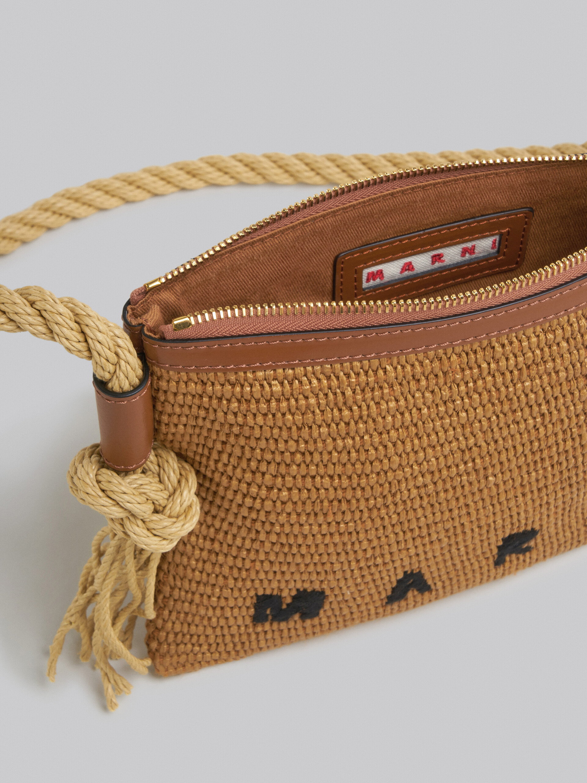 Marcel Summer Bag with rope shoulder stripe - Pochette - Image 4