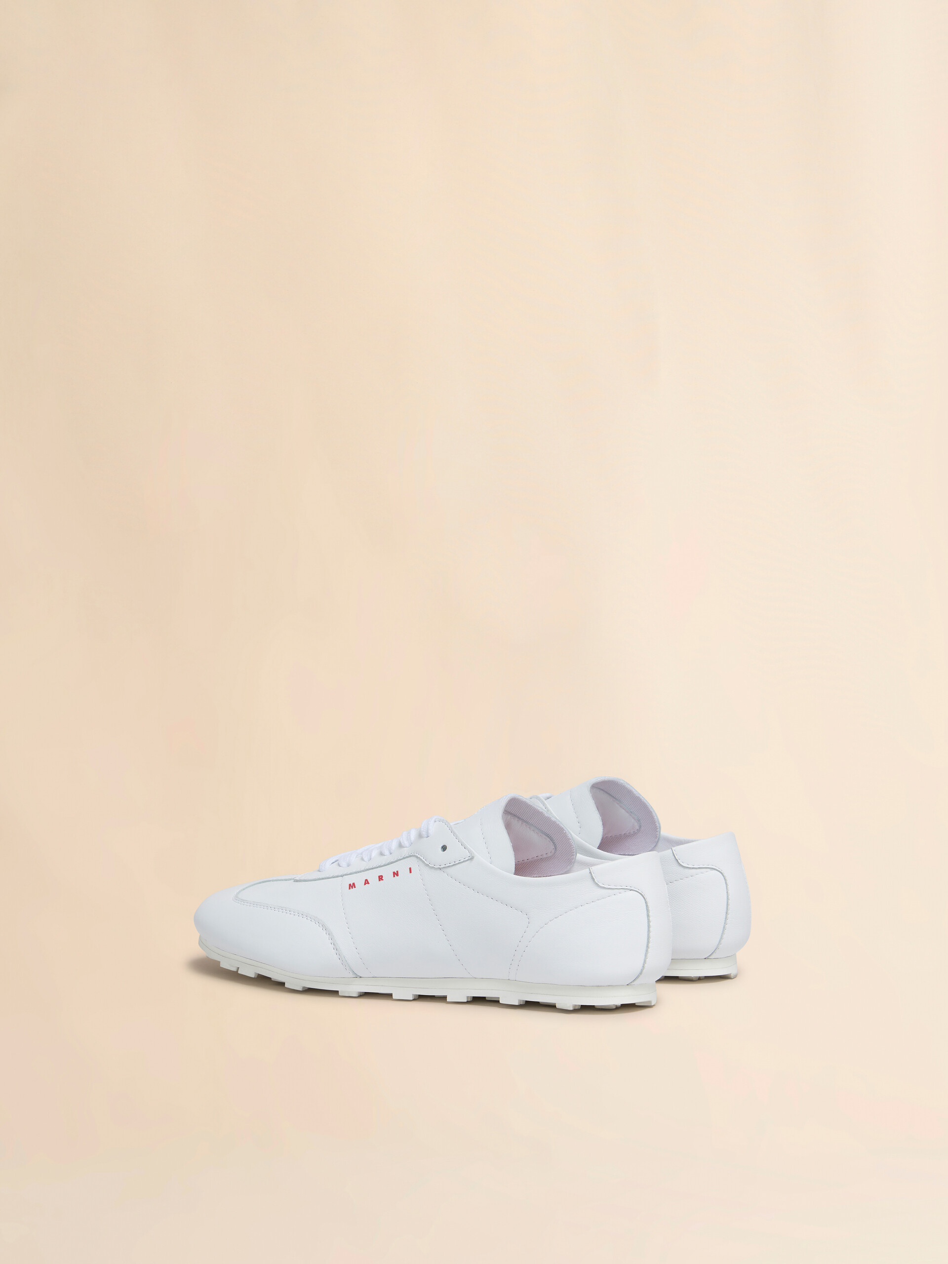 White nappa leather Softy Soccer sneaker | Marni