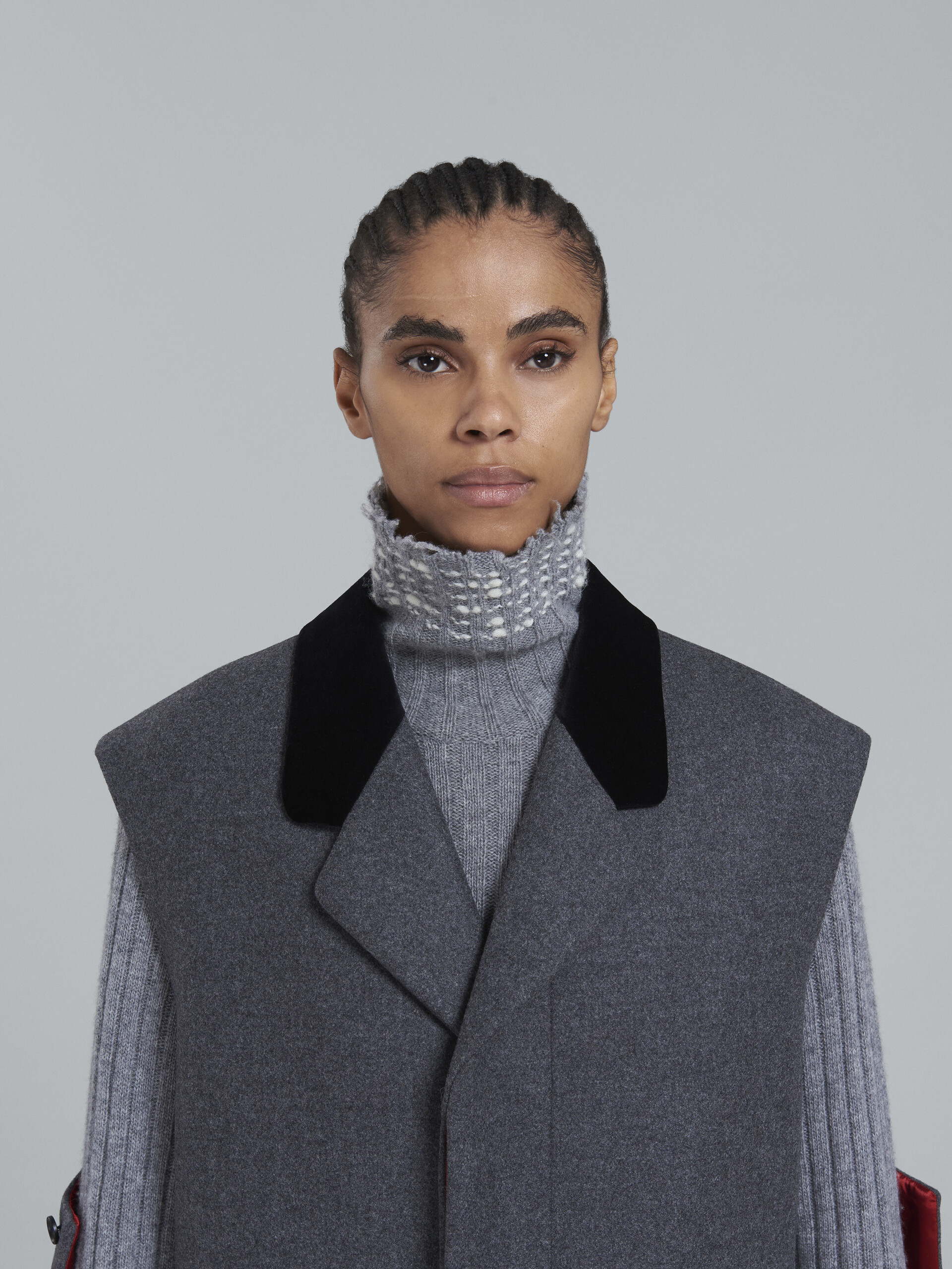 Grey oversized wool vest - Waistcoats - Image 4