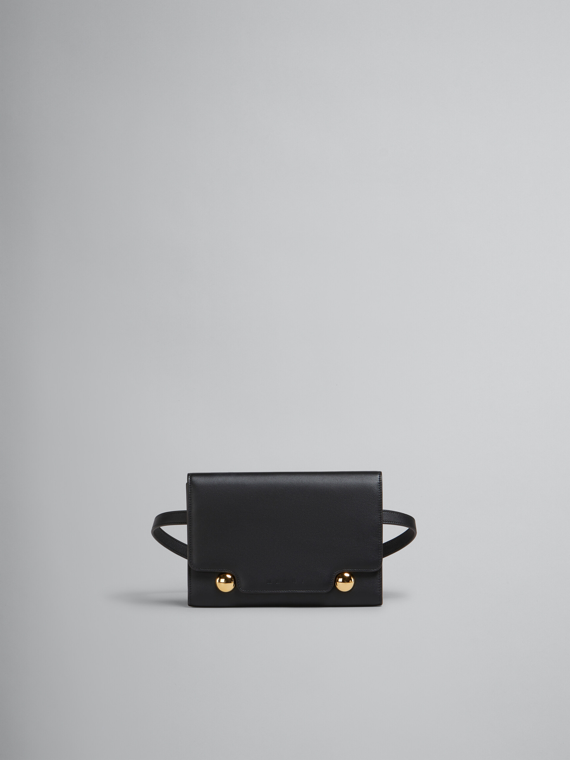 Black leather Trunkaroo bum bag - Belt Bag - Image 1