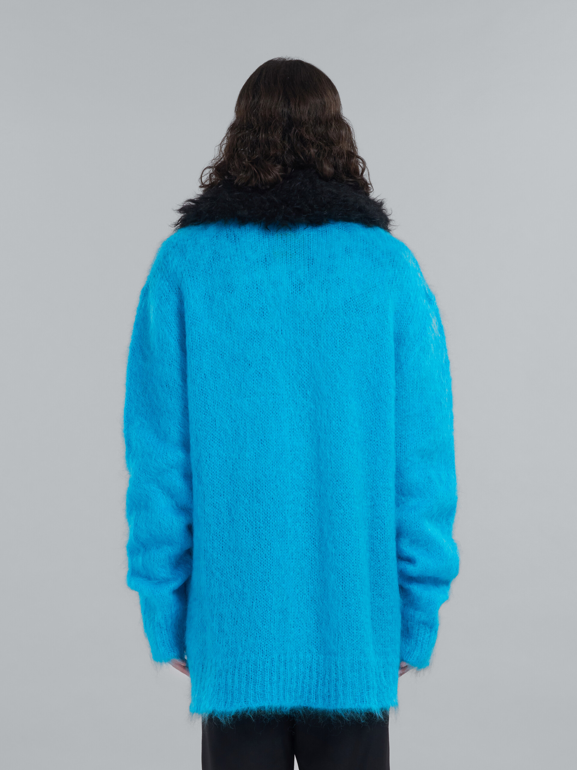 Mohair and wool cardigan - Pullovers - Image 3