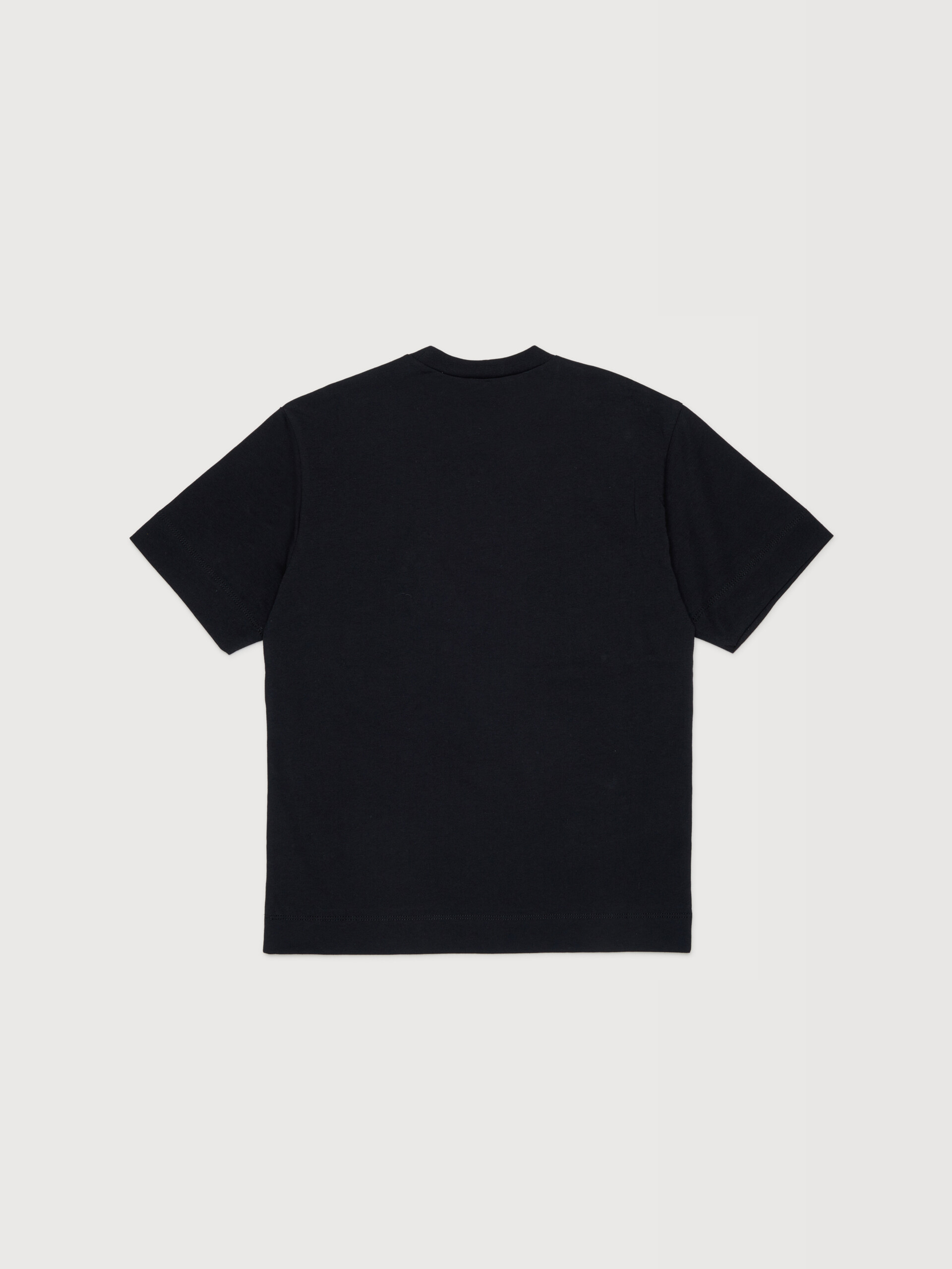 Black cotton T-shirt with shiny Marni logo - T-shirts - Image 2