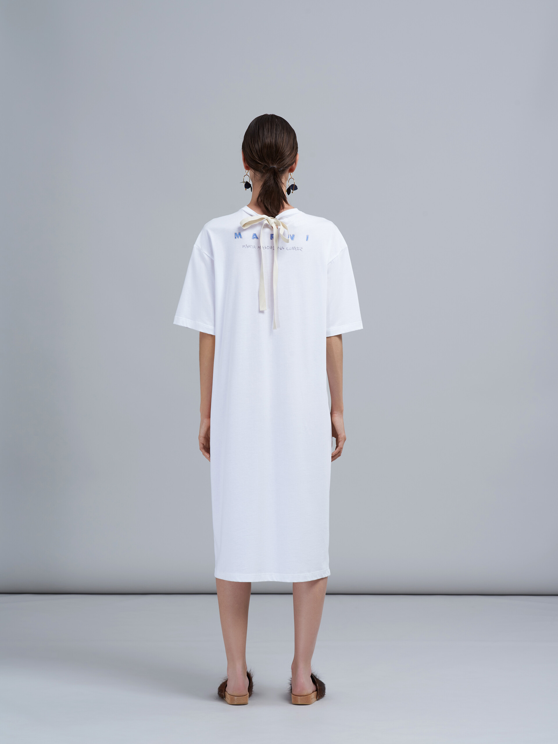 La Rosa print cotton jersey dress - Dresses - Image 3