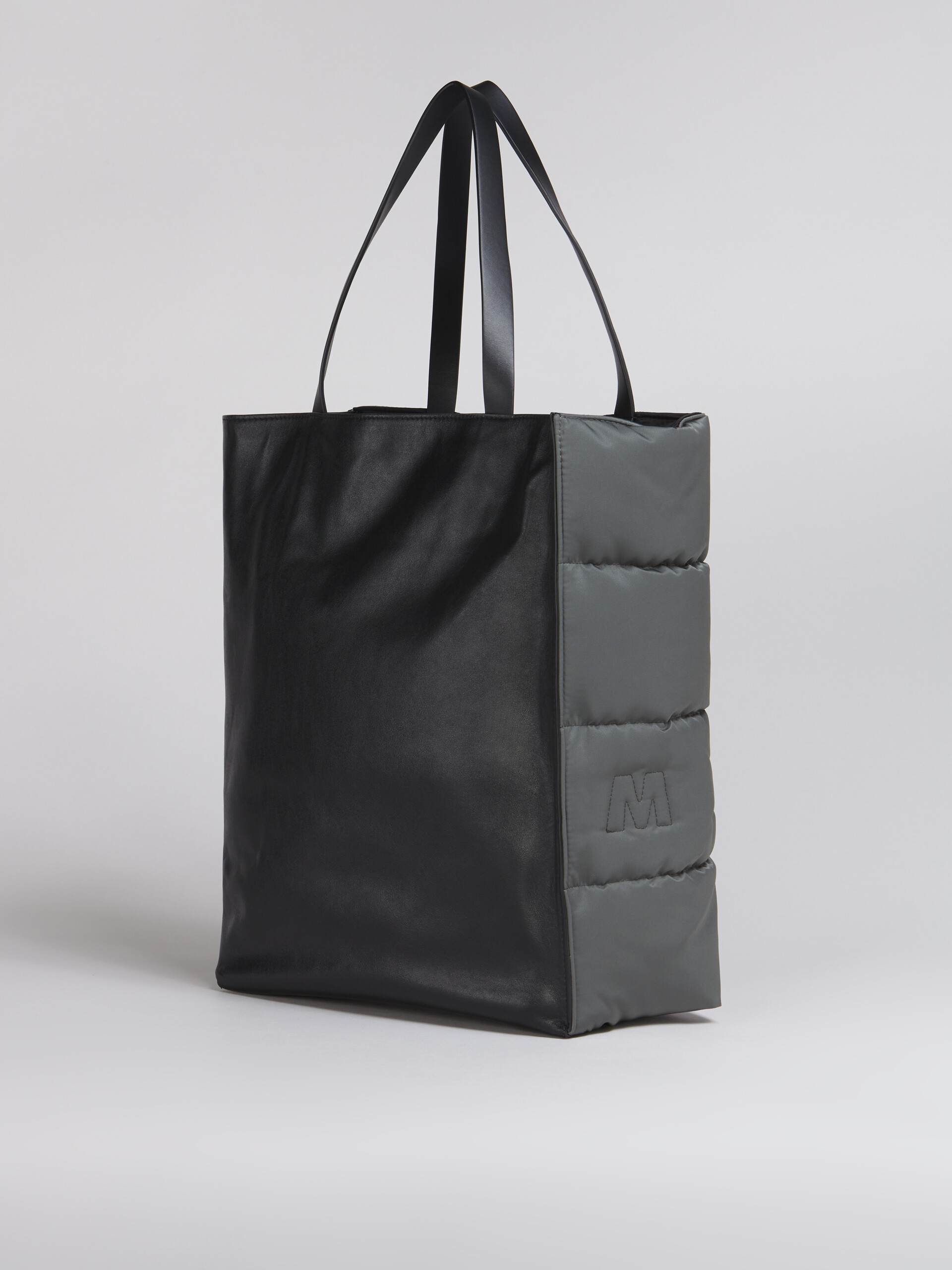 MUSEO tote bag in quilted nylon - Shopping Bags - Image 3