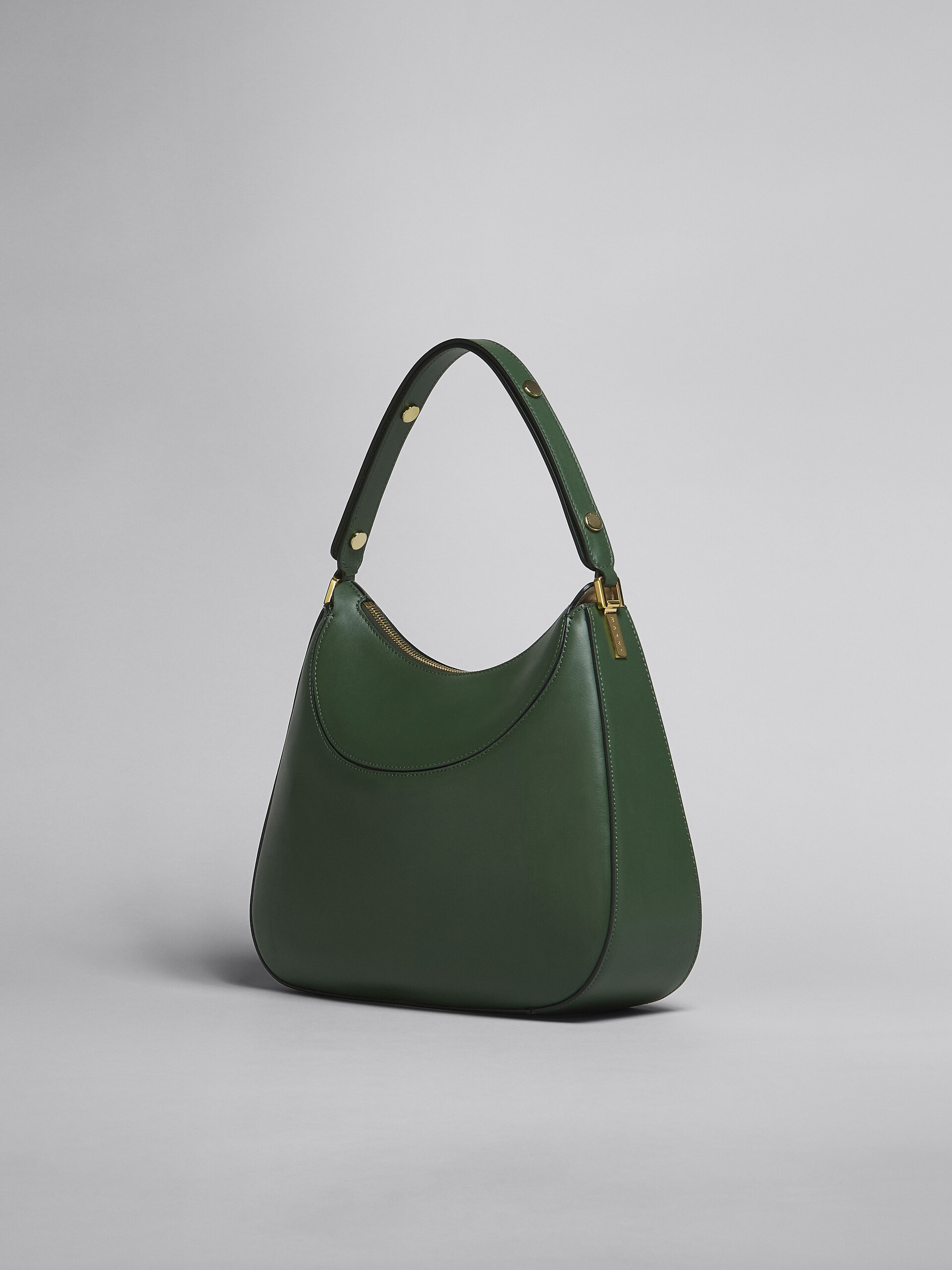 Milano bag grande in pelle verde - Borse a mano - Image 3