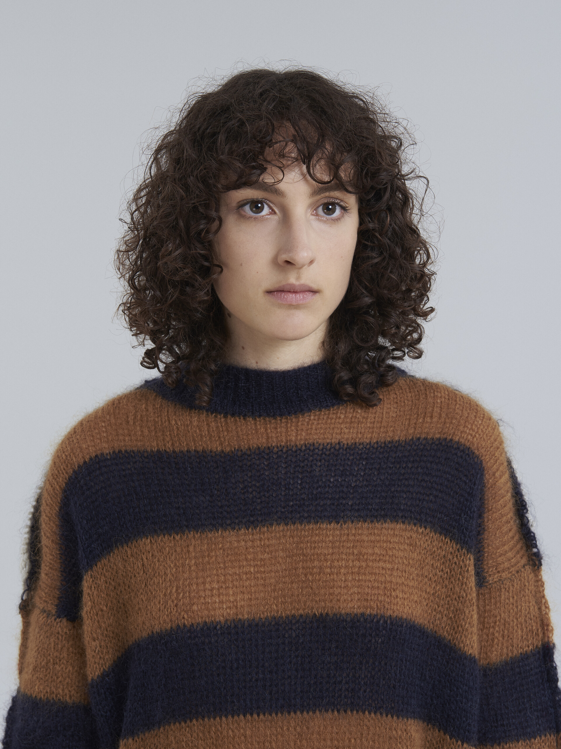 Wool and mohair sweater with raw-edged seams - Pullovers - Image 4