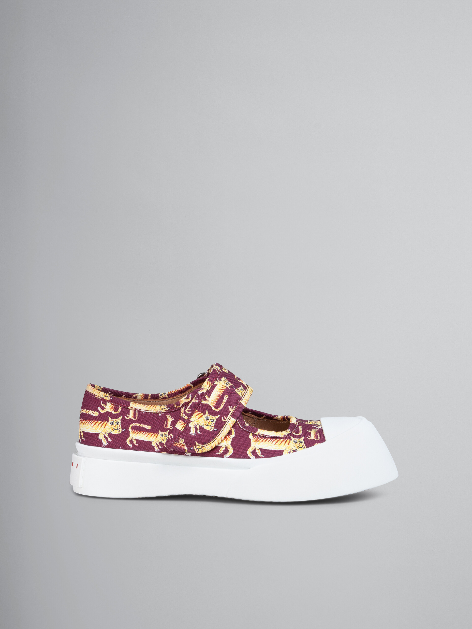 Tiger print canvas PABLO Mary-Jane sneaker - Sneakers - Image 1