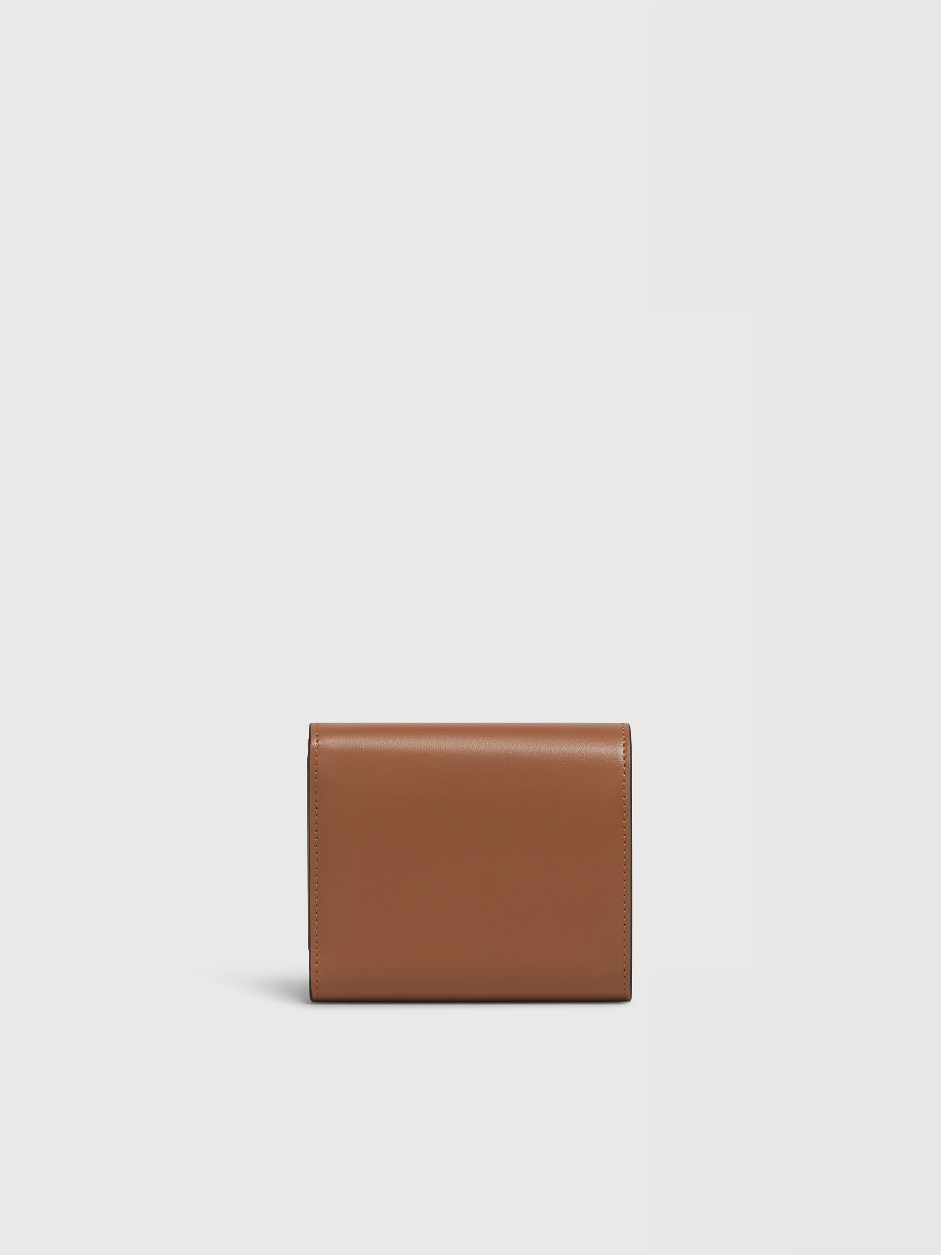 MARNI 三つ折り財布 レザー ウォレット　キャメル ブラウン レザー製 Envelope 三つ折りウォレット | Marni