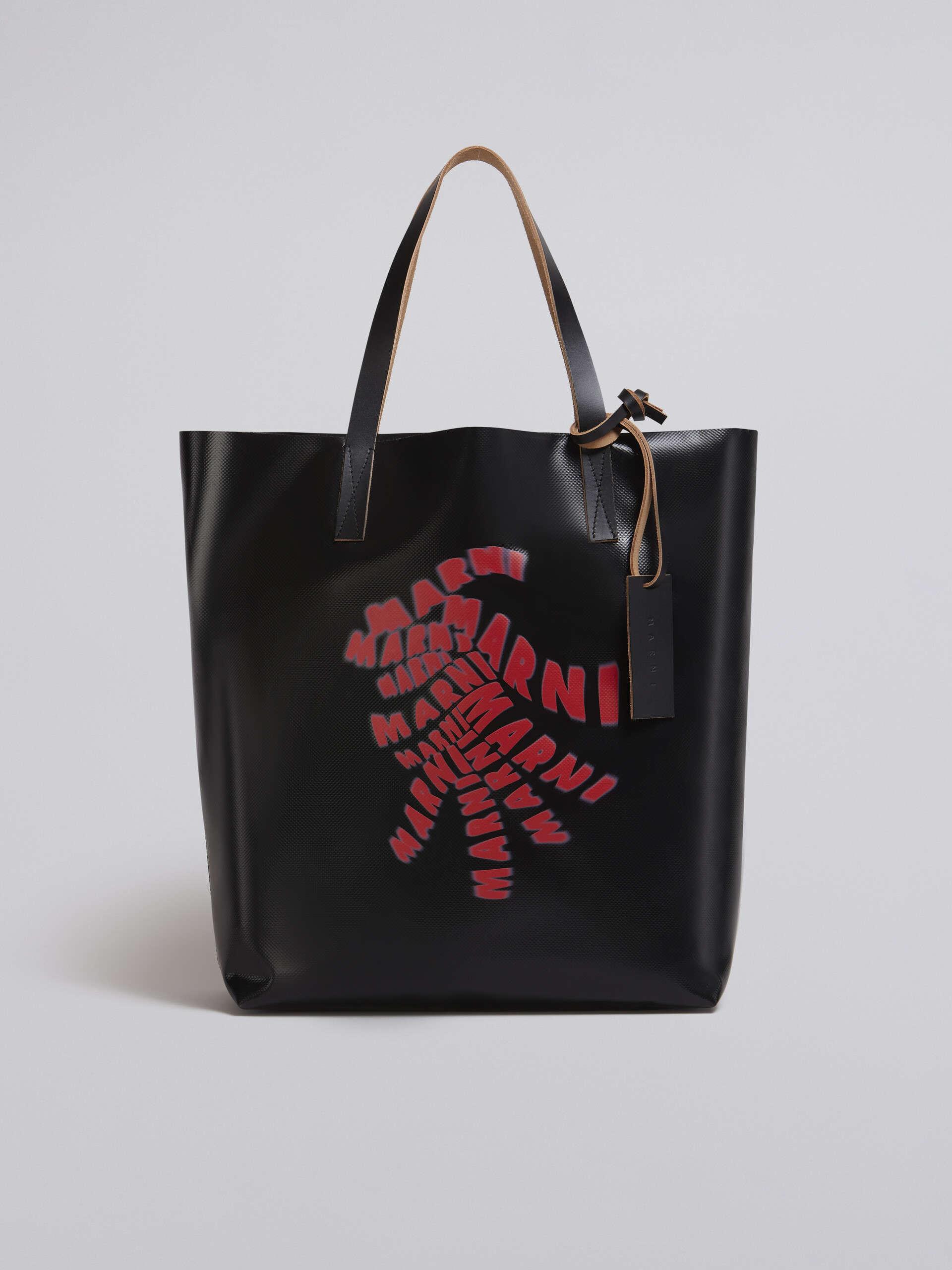 North-south TRIBECA PVC Spin printed shopping bag - Shopping Bags - Image 1