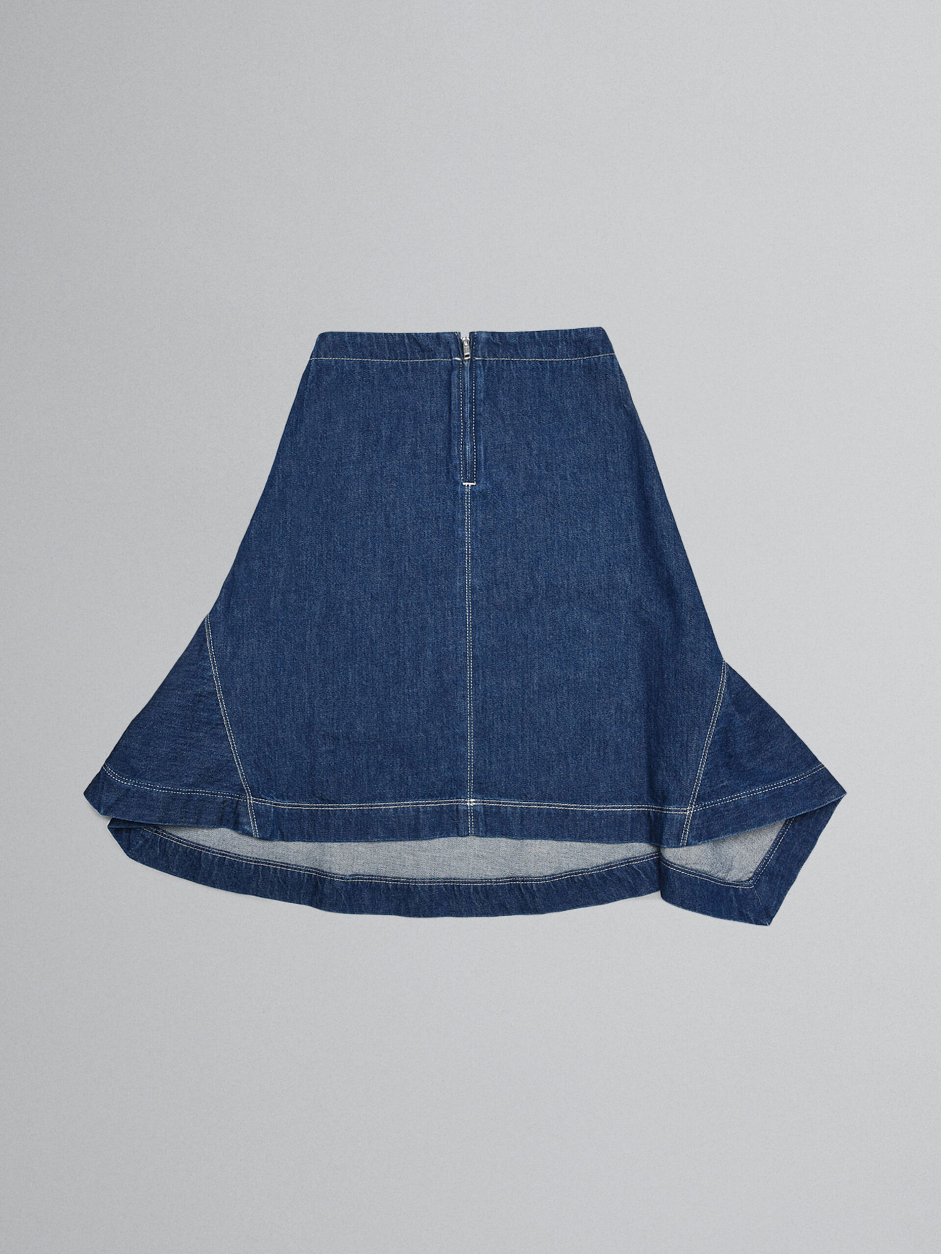 Denim handkerchief skirt - Skirts - Image 2