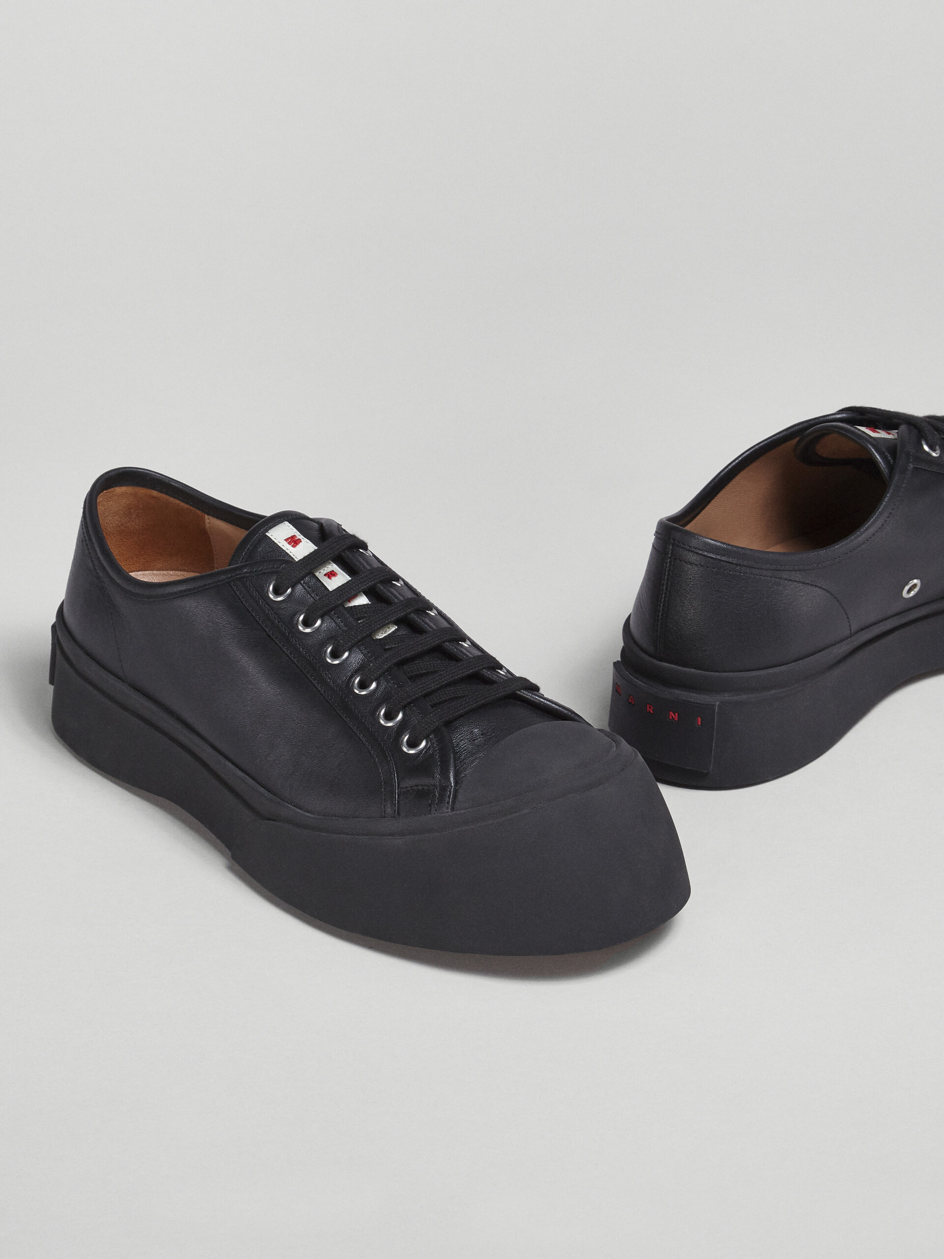 Black leather PABLO sneaker - Sneakers - Image 5