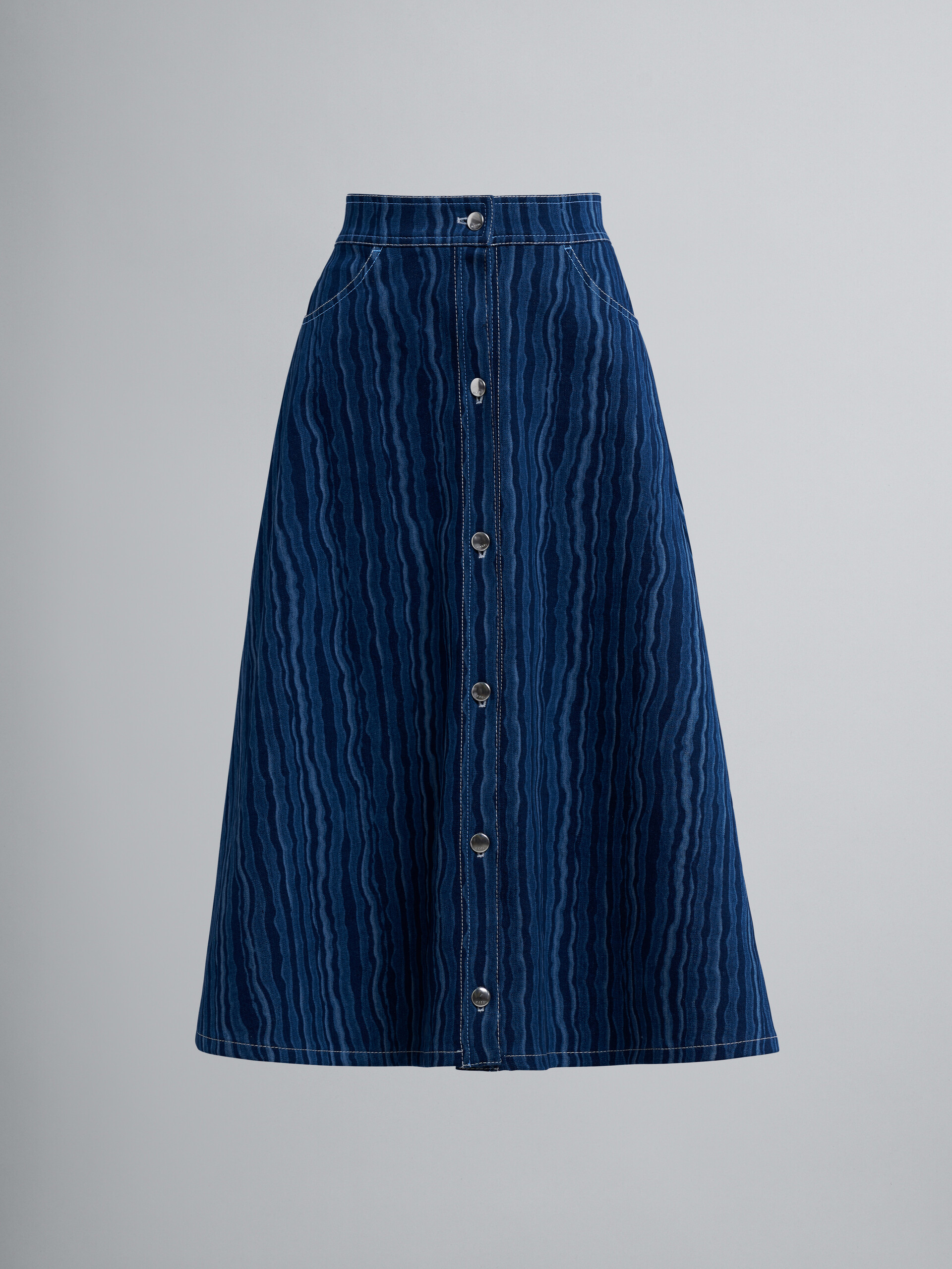 Degradé denim skirt - Skirts - Image 1