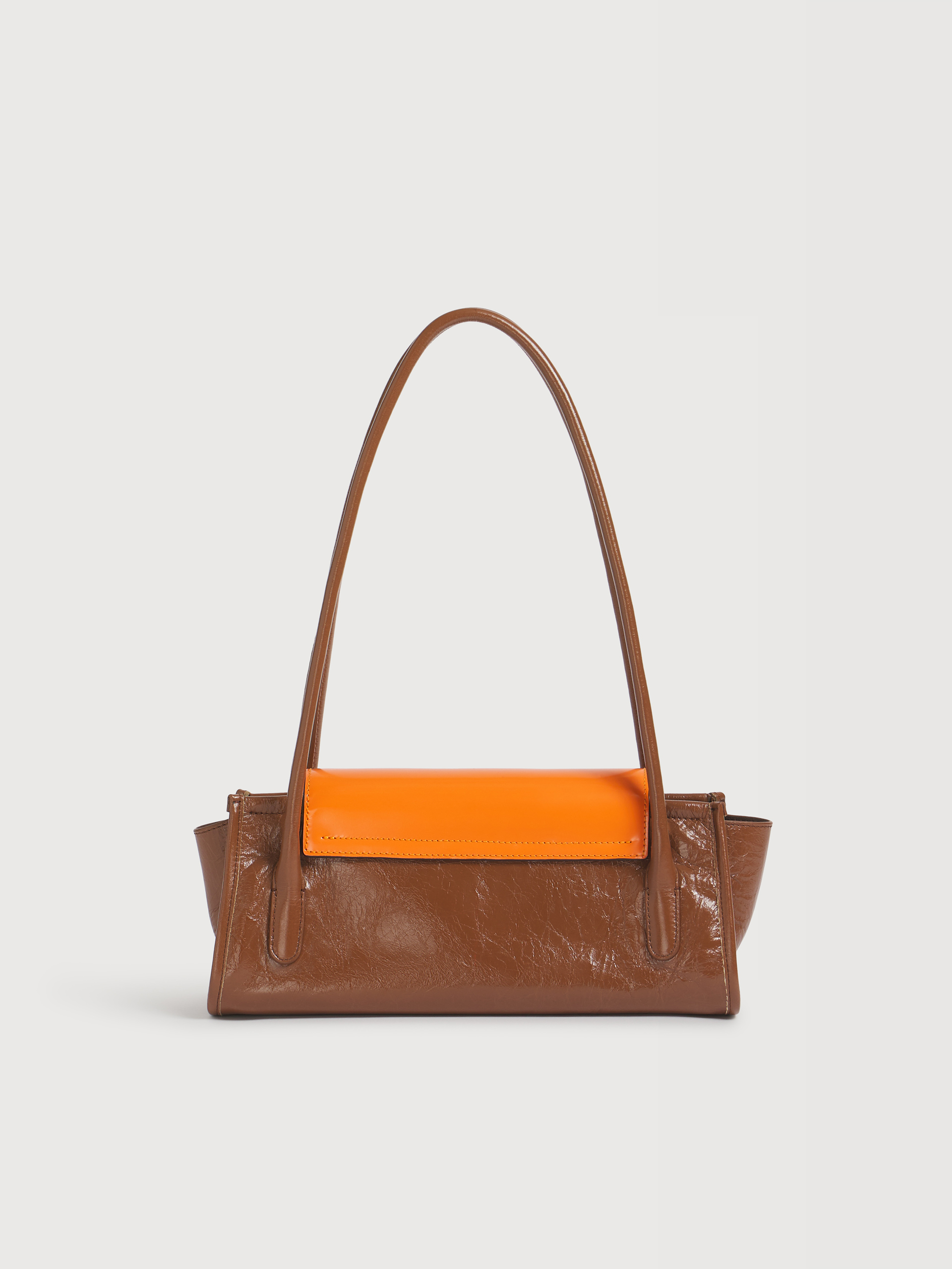 Sac Trunkette en cuir noir - Sacs port&eacute;s &eacute;paule - Image 3