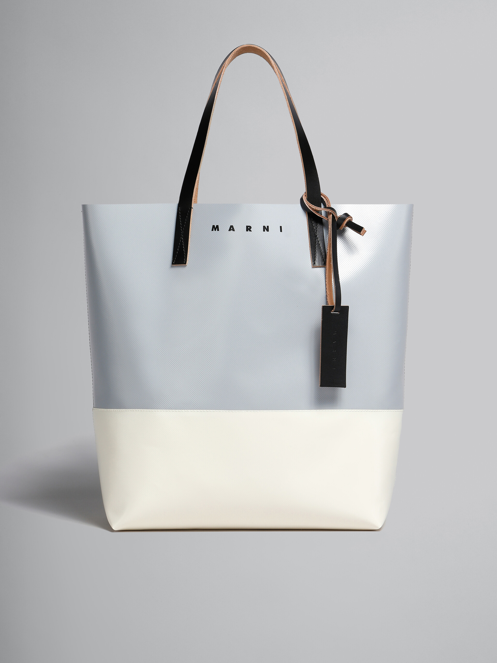 Tribeca shopping bag in blue and black - Shopping Bags - Image 1