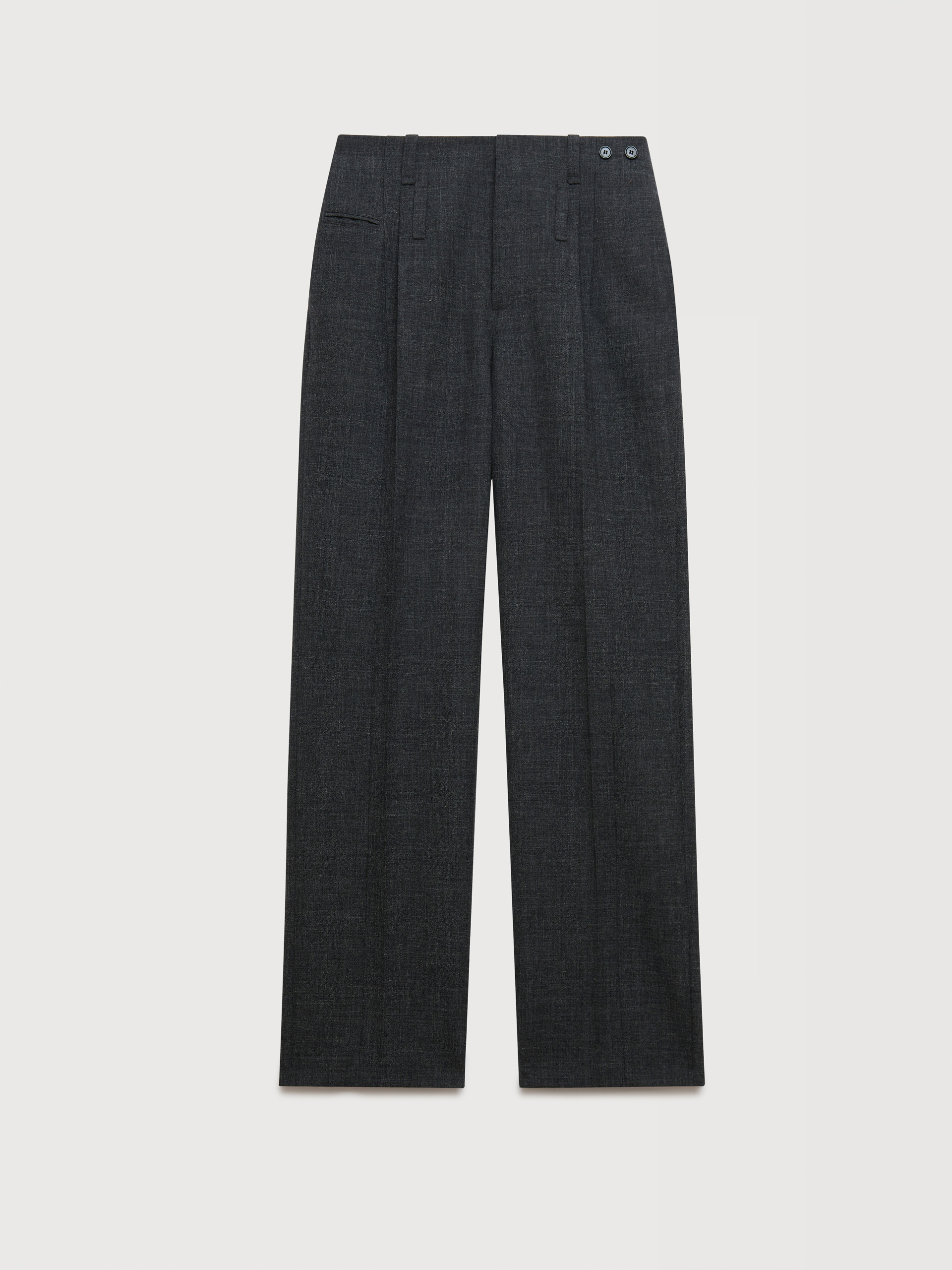 Grey British wool trousers - Pants - Image 1