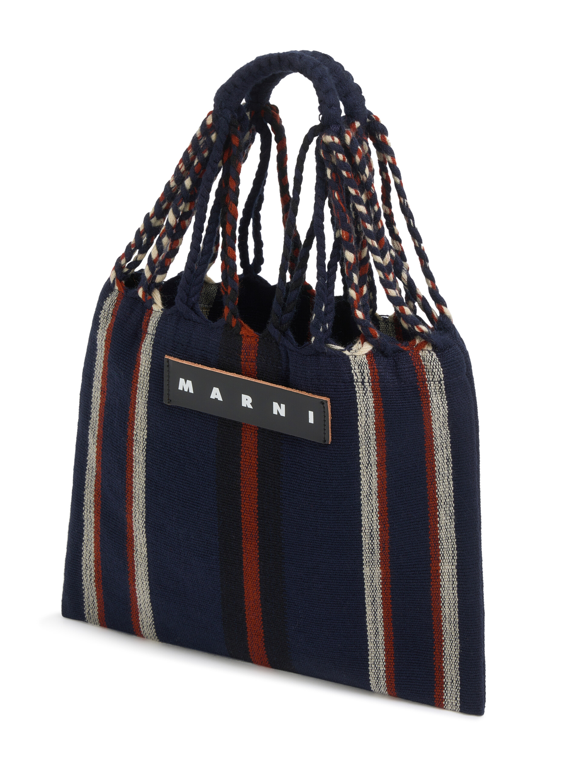 ダークブルー マルチカラー MARNI MARKET HAMMOCK クロシェ
