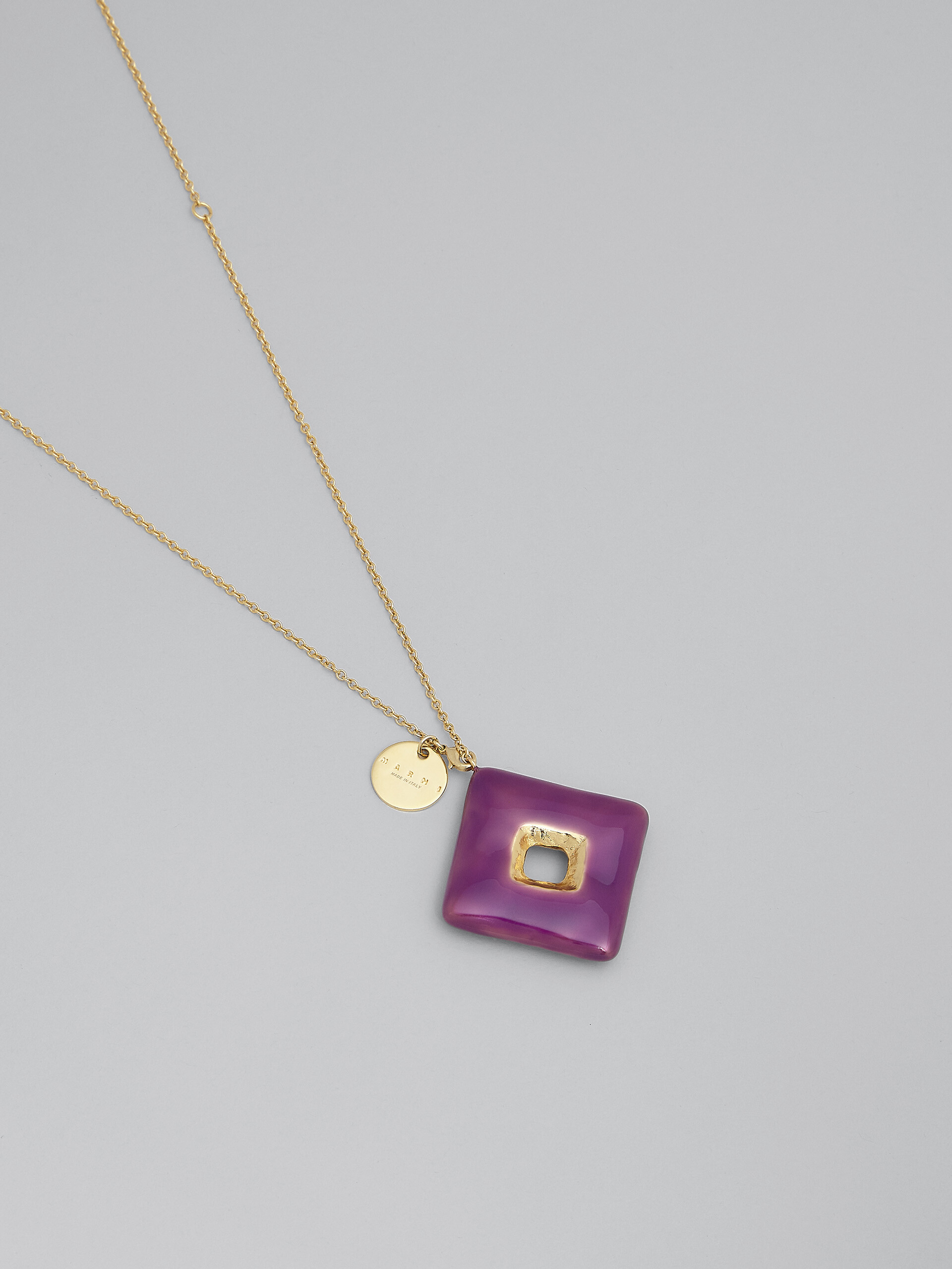 TRAPEZE purple necklace - Necklaces - Image 3