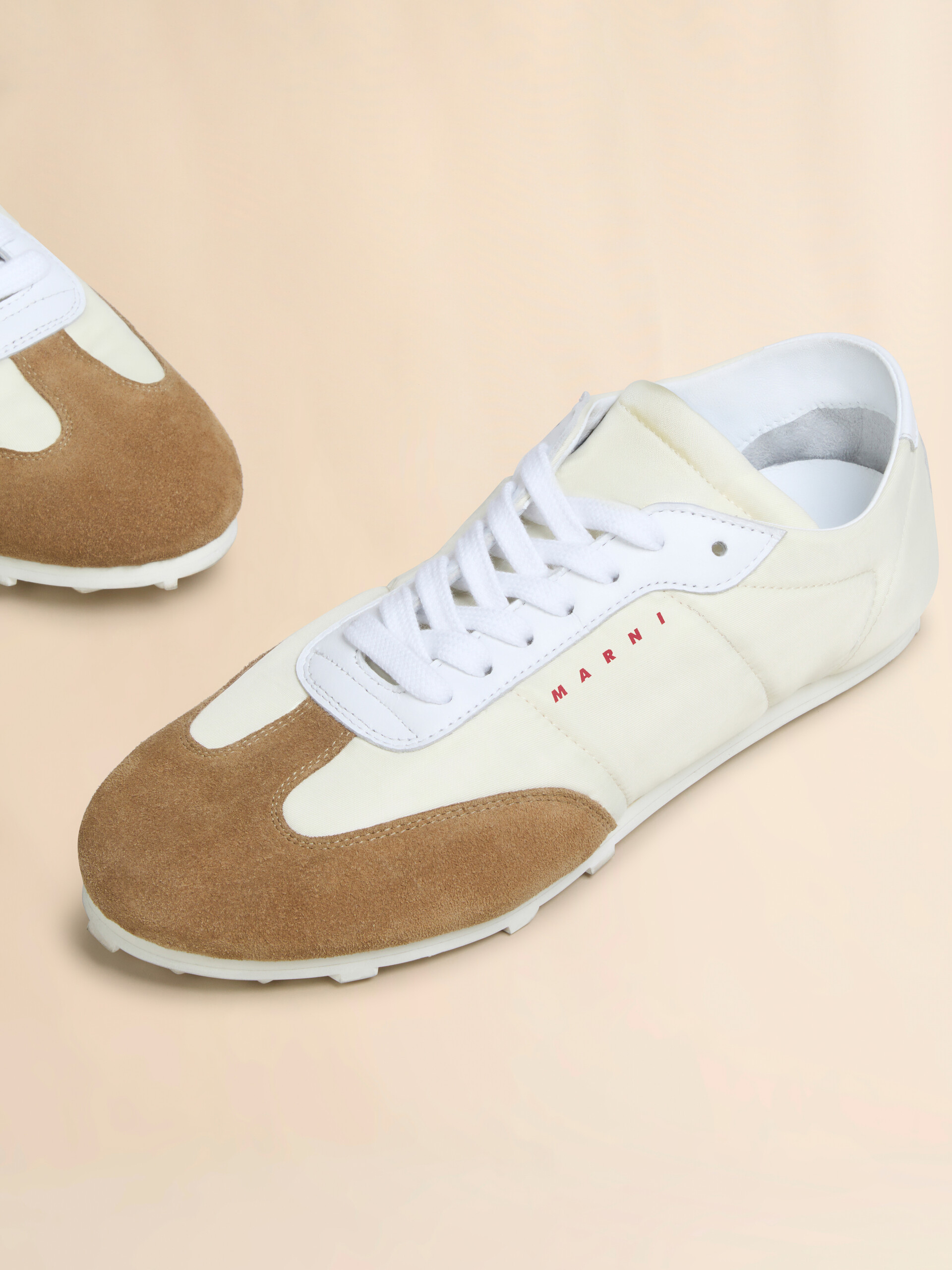 Off-white nylon Softy Soccer sneaker - Sneakers - Image 4