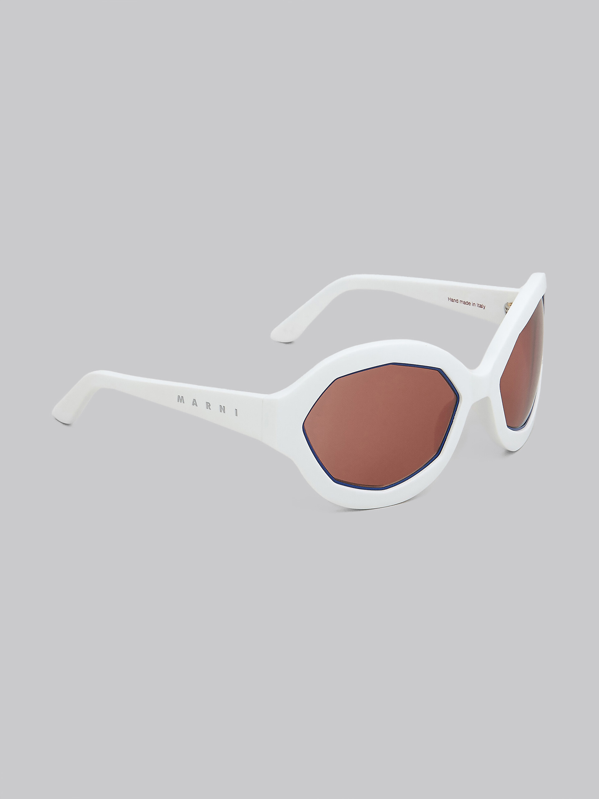CUMULUS CLOUD white acetate sunglasses - Optical - Image 2