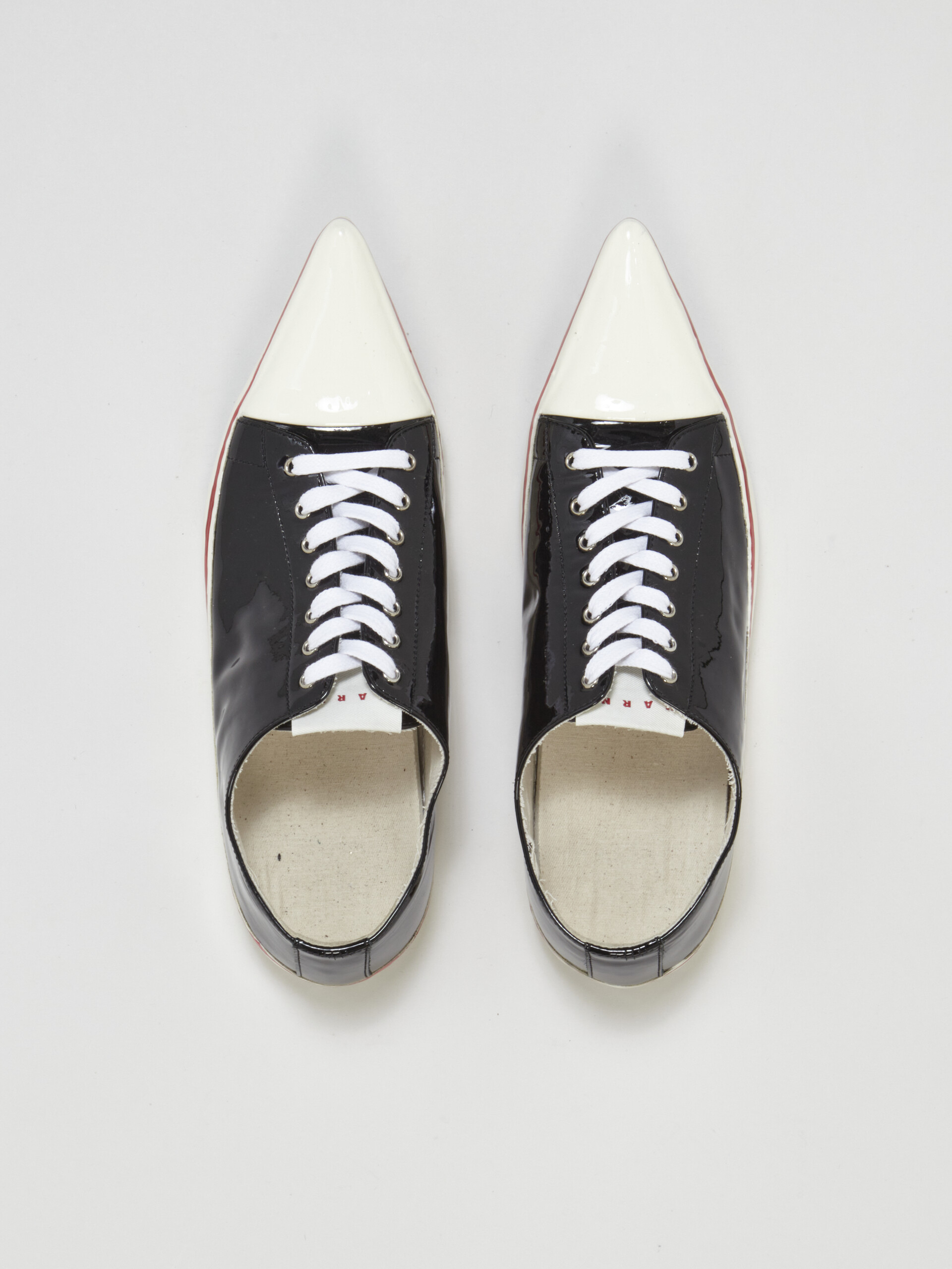 Patent leather GOOEY low-top sneaker w/Marni graffiti-style signature - Sneakers - Image 4