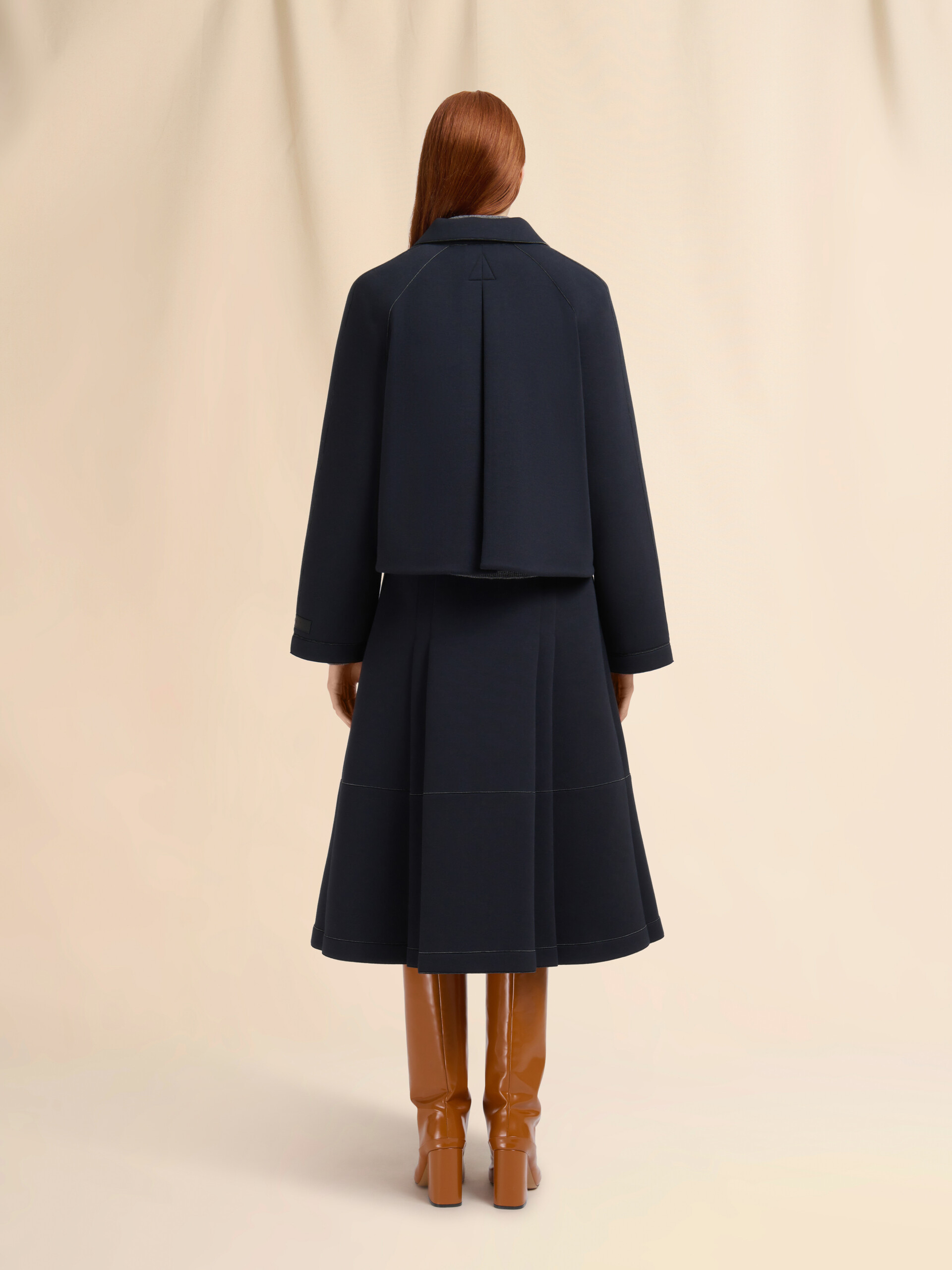 Black jersey jacket with pockets - Jackets - Image 3