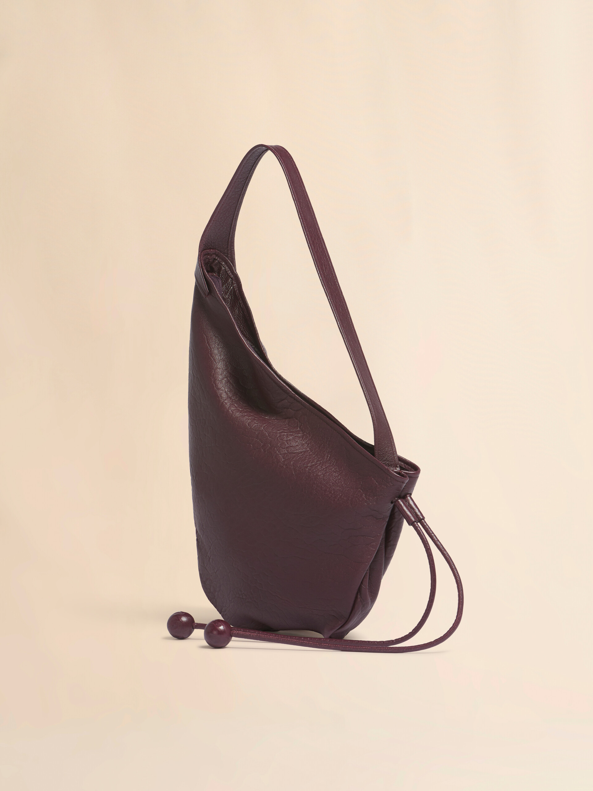 Small brown nappa Hobo bag - Shoulder Bags - Image 3