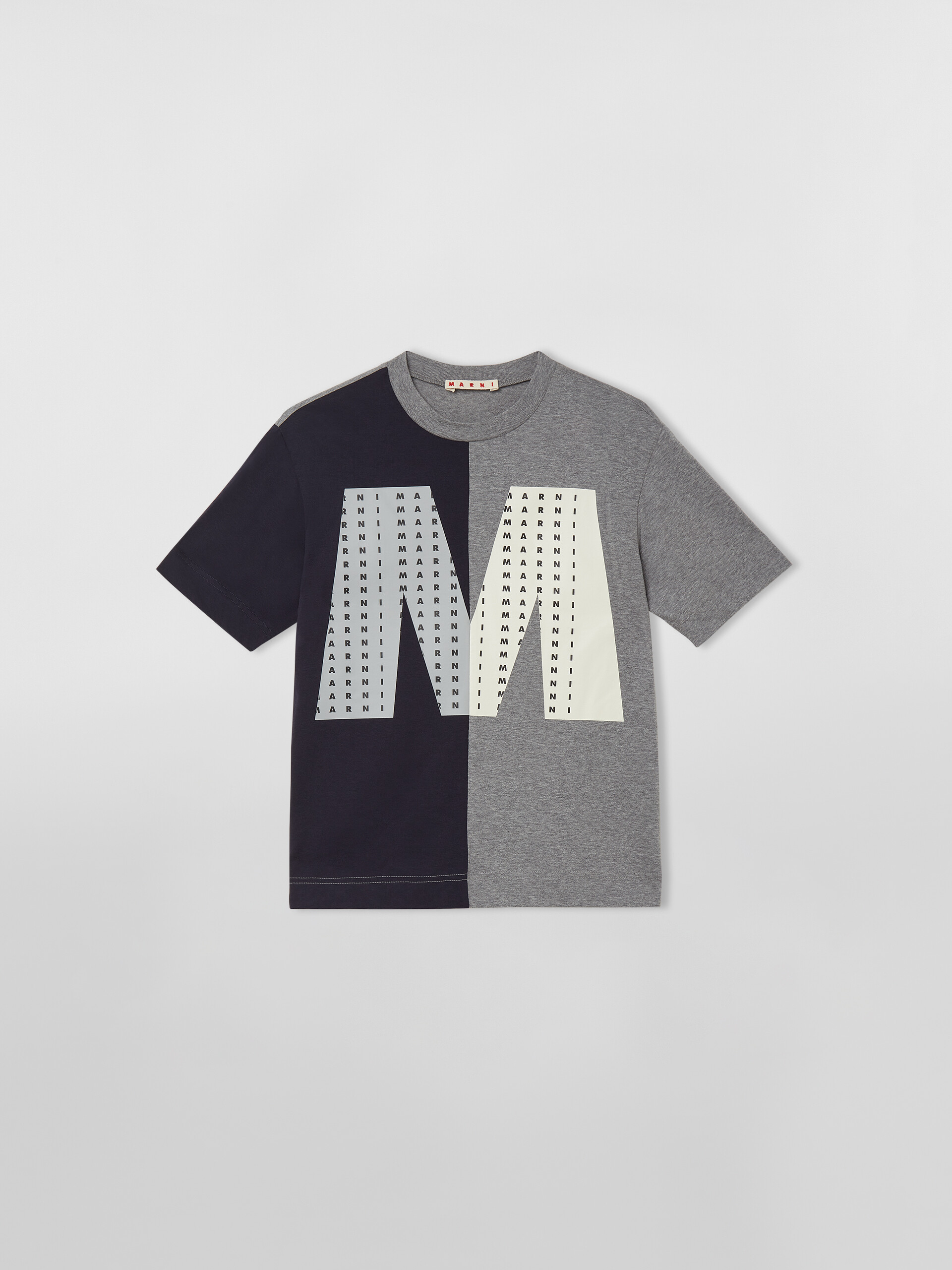 MAGLIETTA BICOLORE CON BIG "M" SUL DAVANTI - T-shirt - Image 1