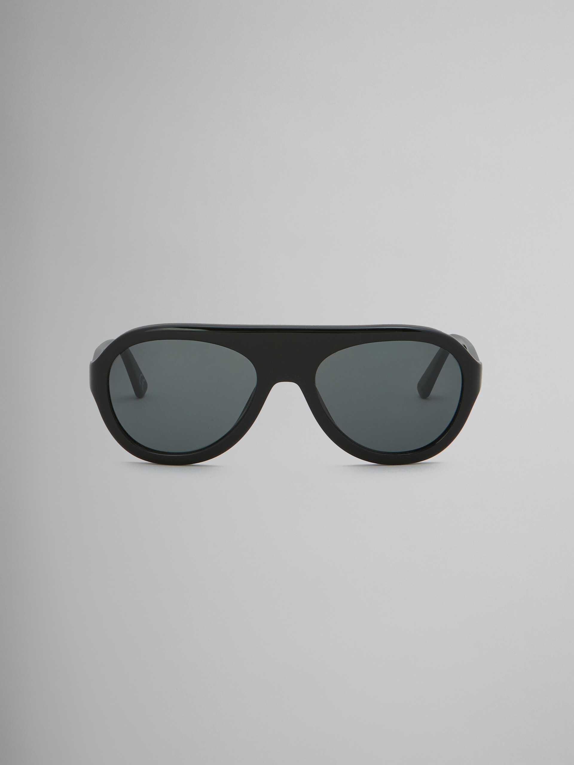 Mount Toc black acetate aviator sunglasses - Optical - Image 1