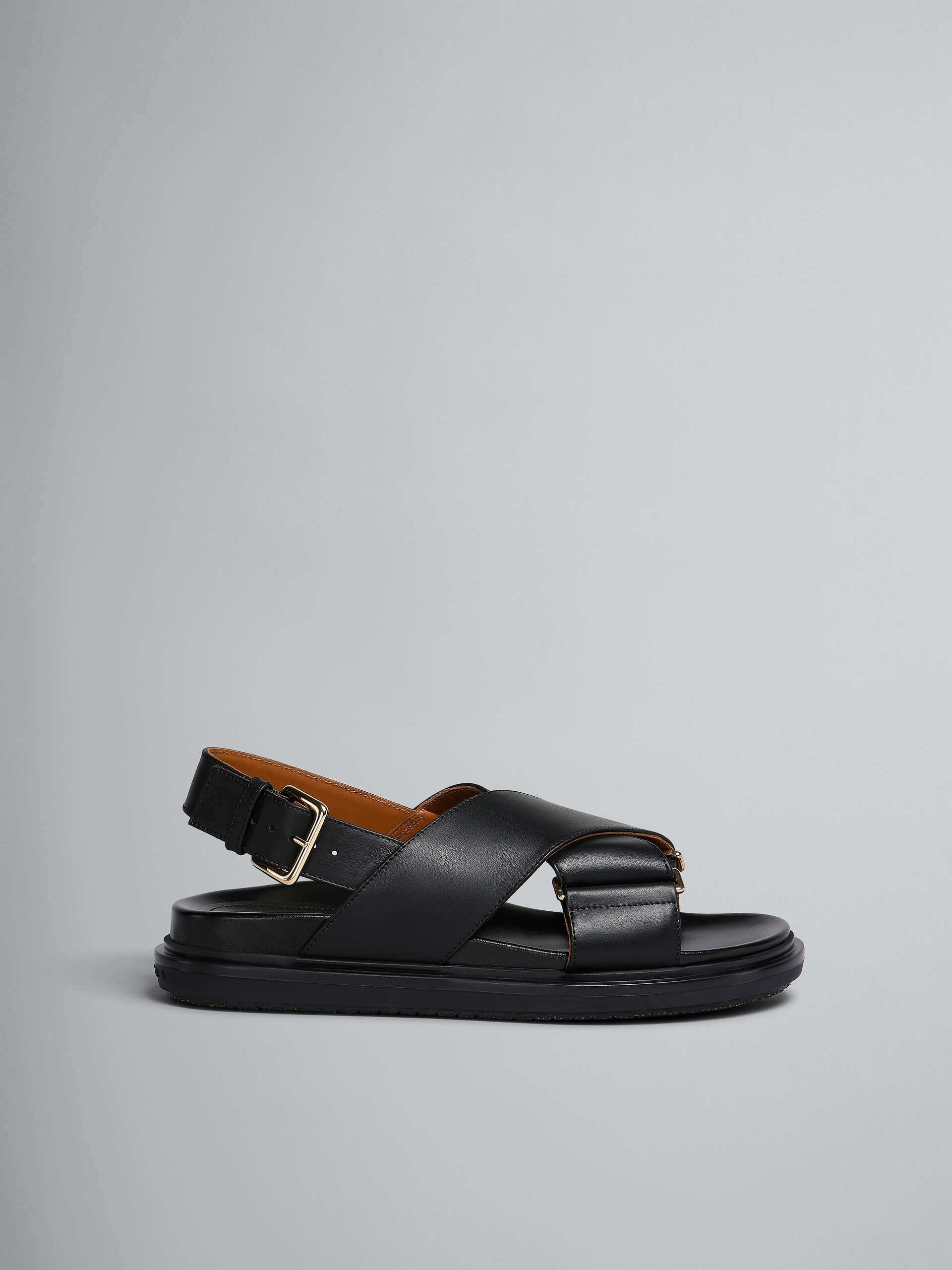 Fuchsia leather Fussbett - Sandals - Image 1