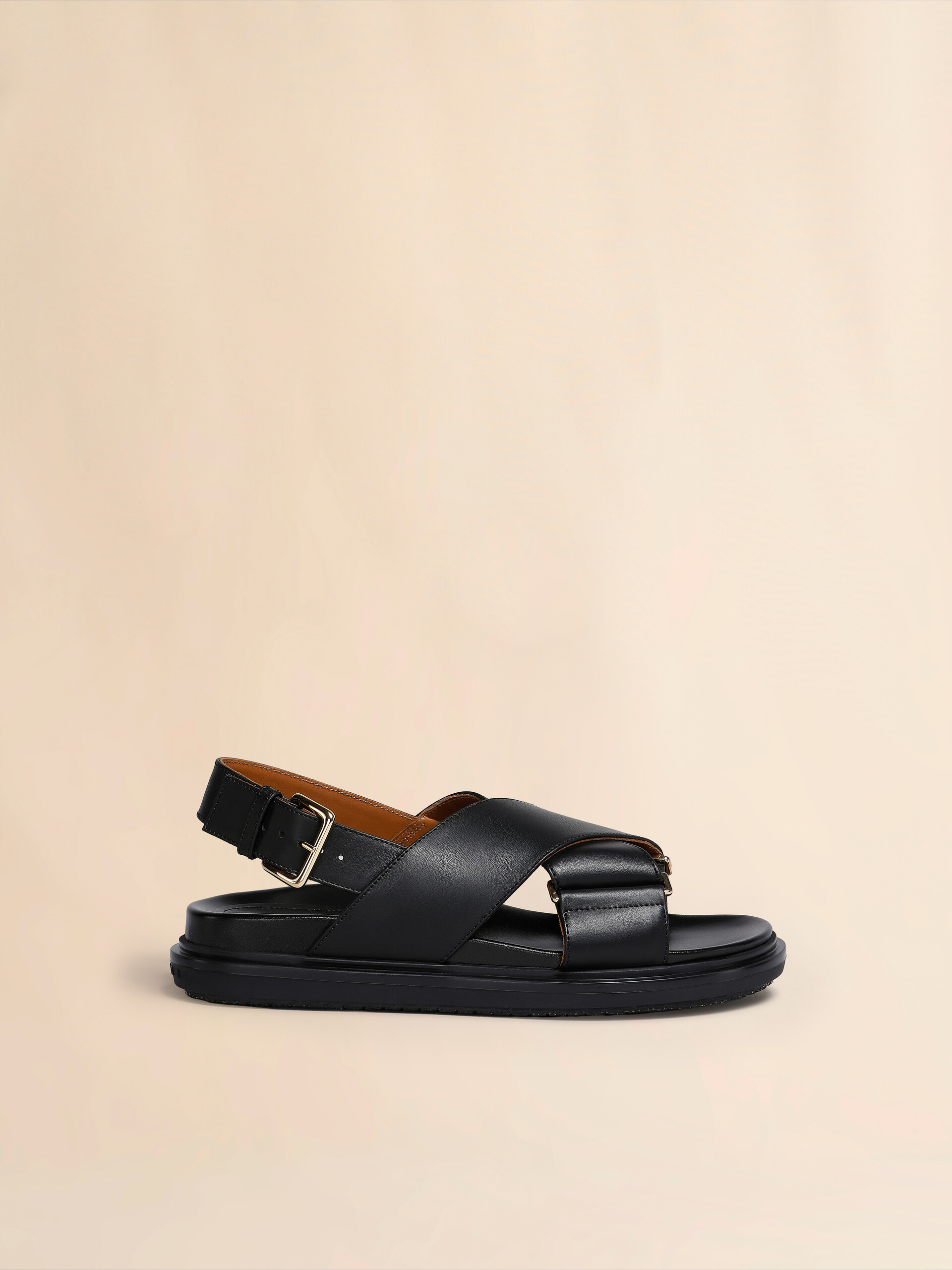 Brown leather Fussbett - Sandals - Image 1