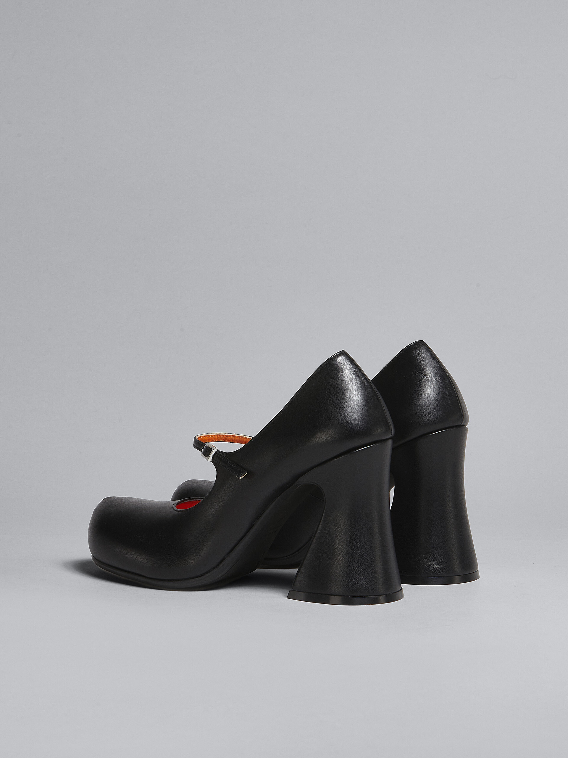 Black leather Mary Jane pump - Sneakers - Image 3