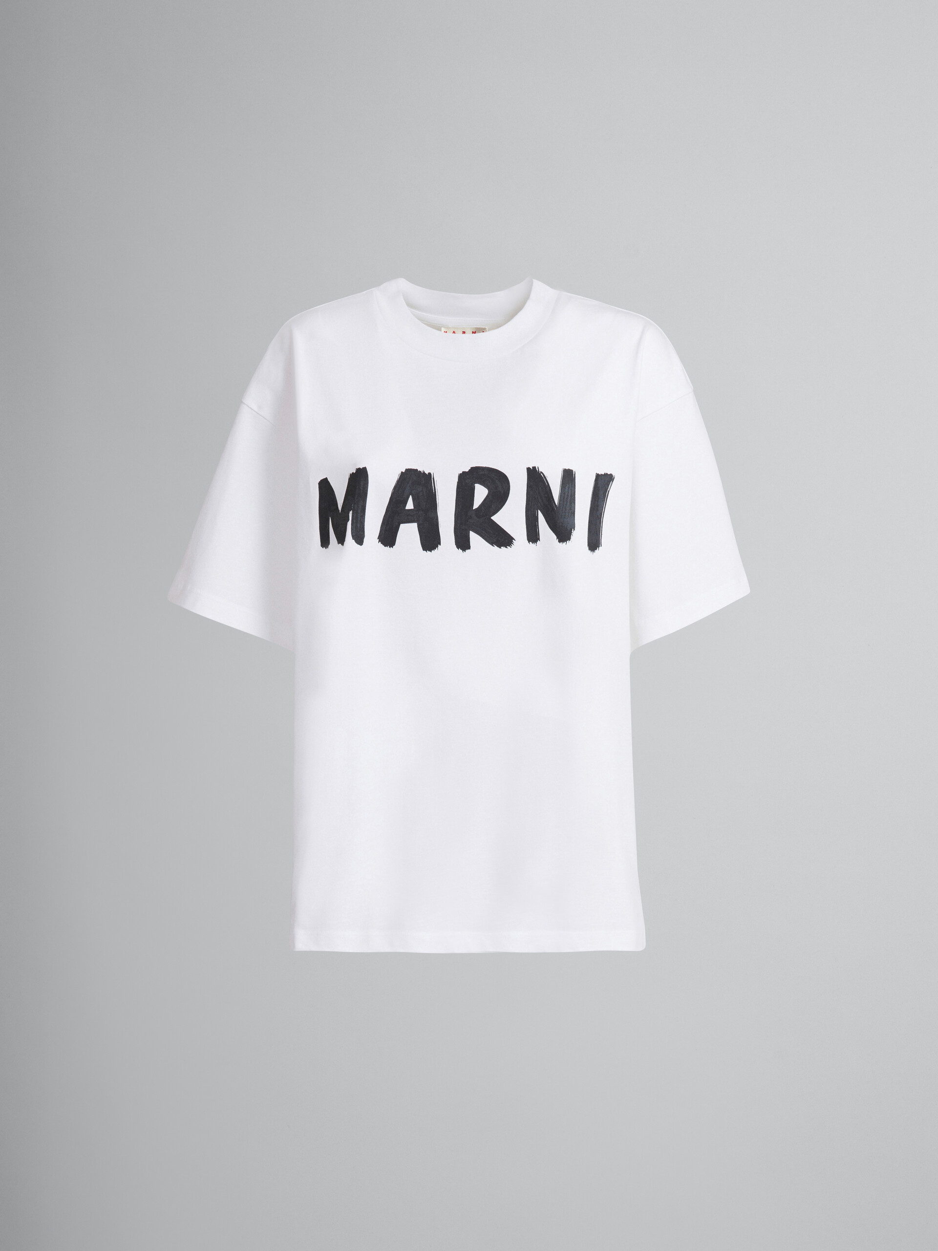 ホワイト クルーネックTシャツ(ボクシーフィット) | Marni