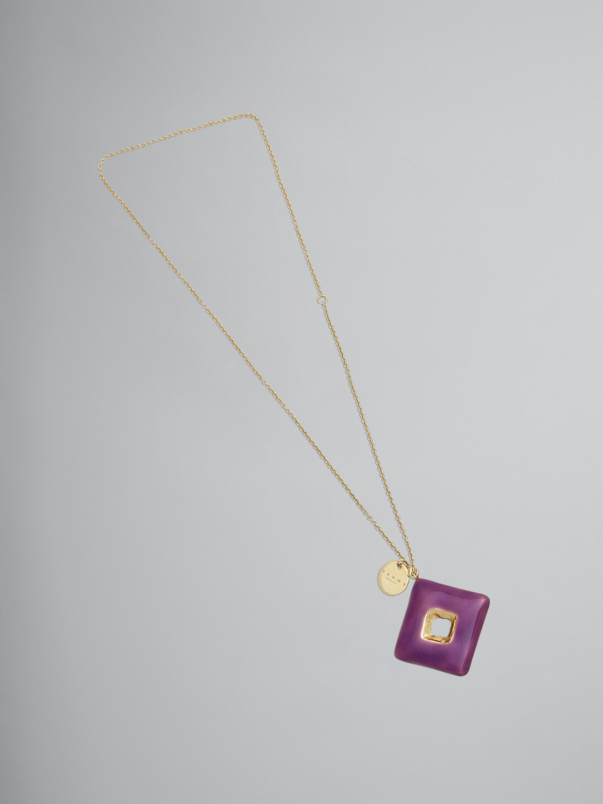 TRAPEZE purple necklace - Necklaces - Image 1