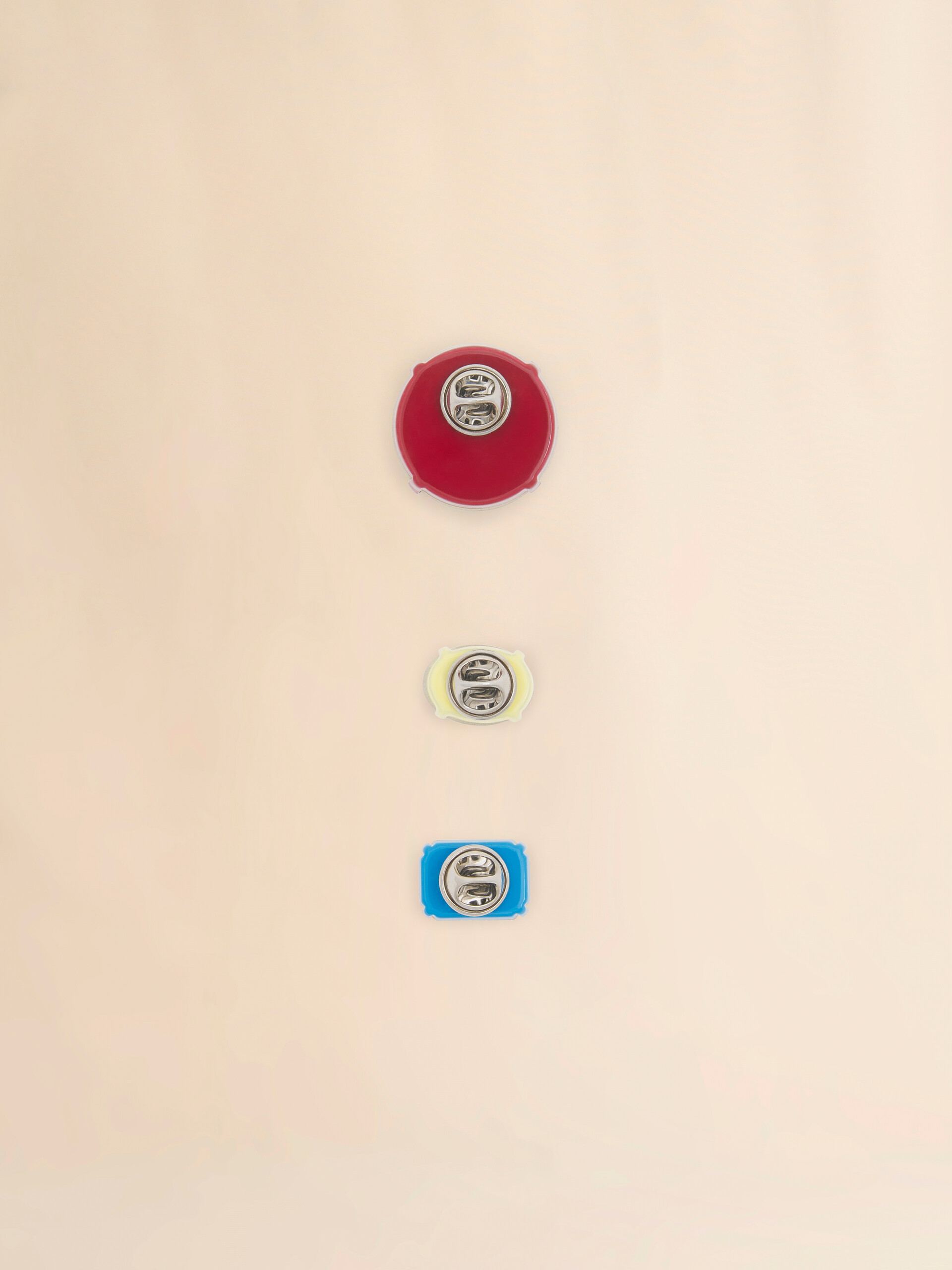 マルチカラー エナメルセットクリスタルブローチ - ブローチ - Image 2