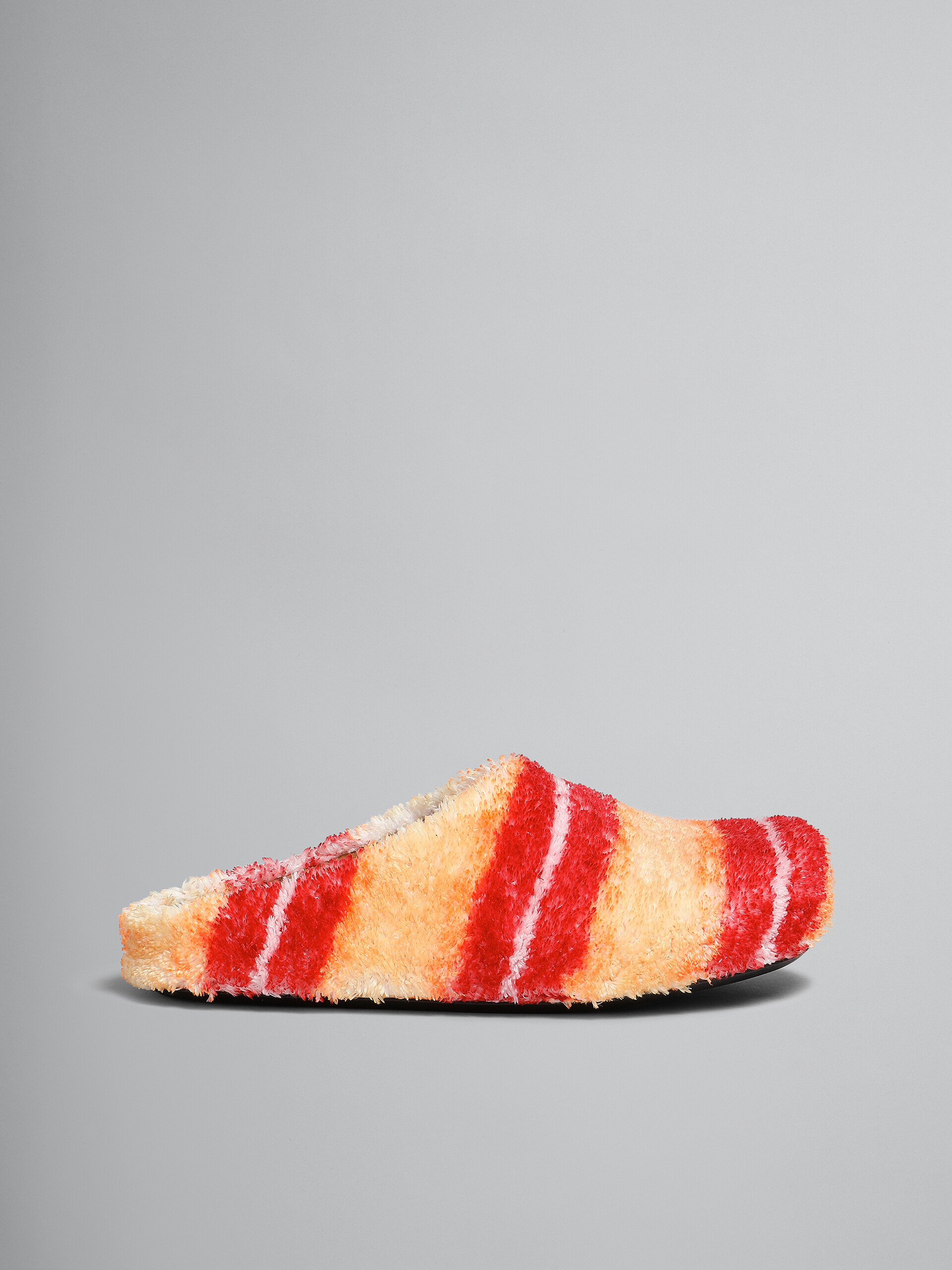 Red striped Terry Fussbett sabot - Clogs - Image 1