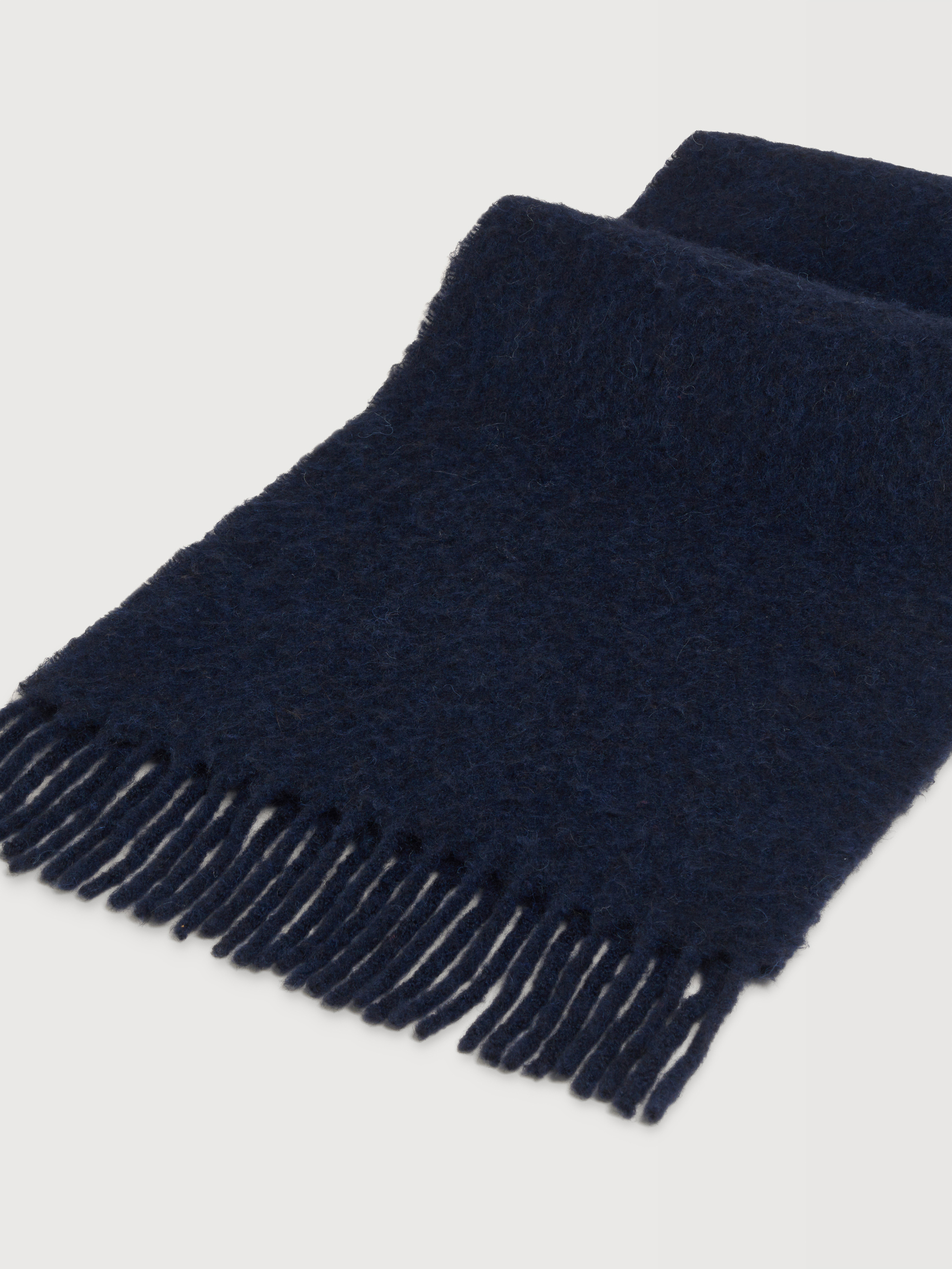 Light blue alpaca scarf - Scarves - Image 3