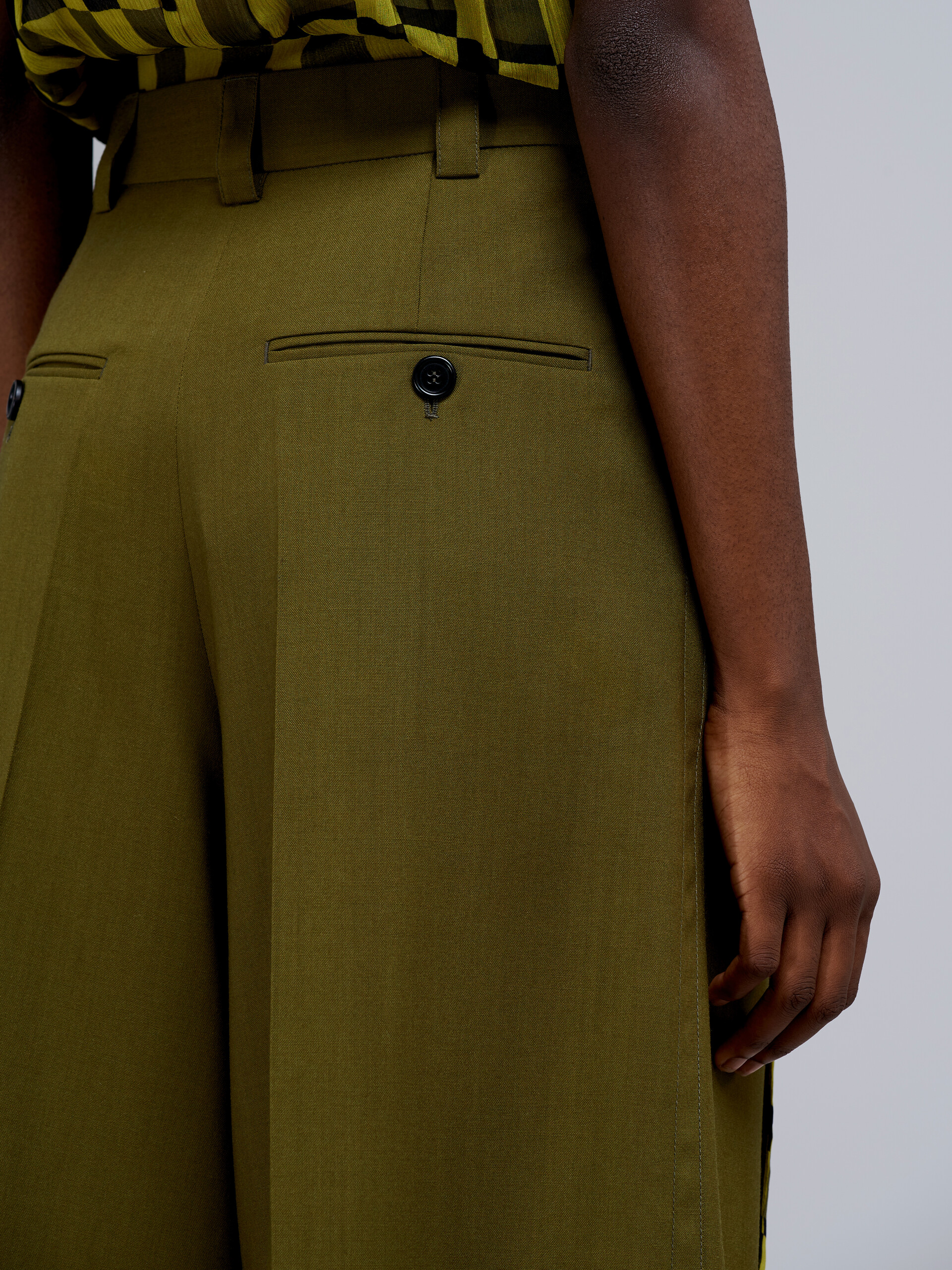 Tropical wool trousers