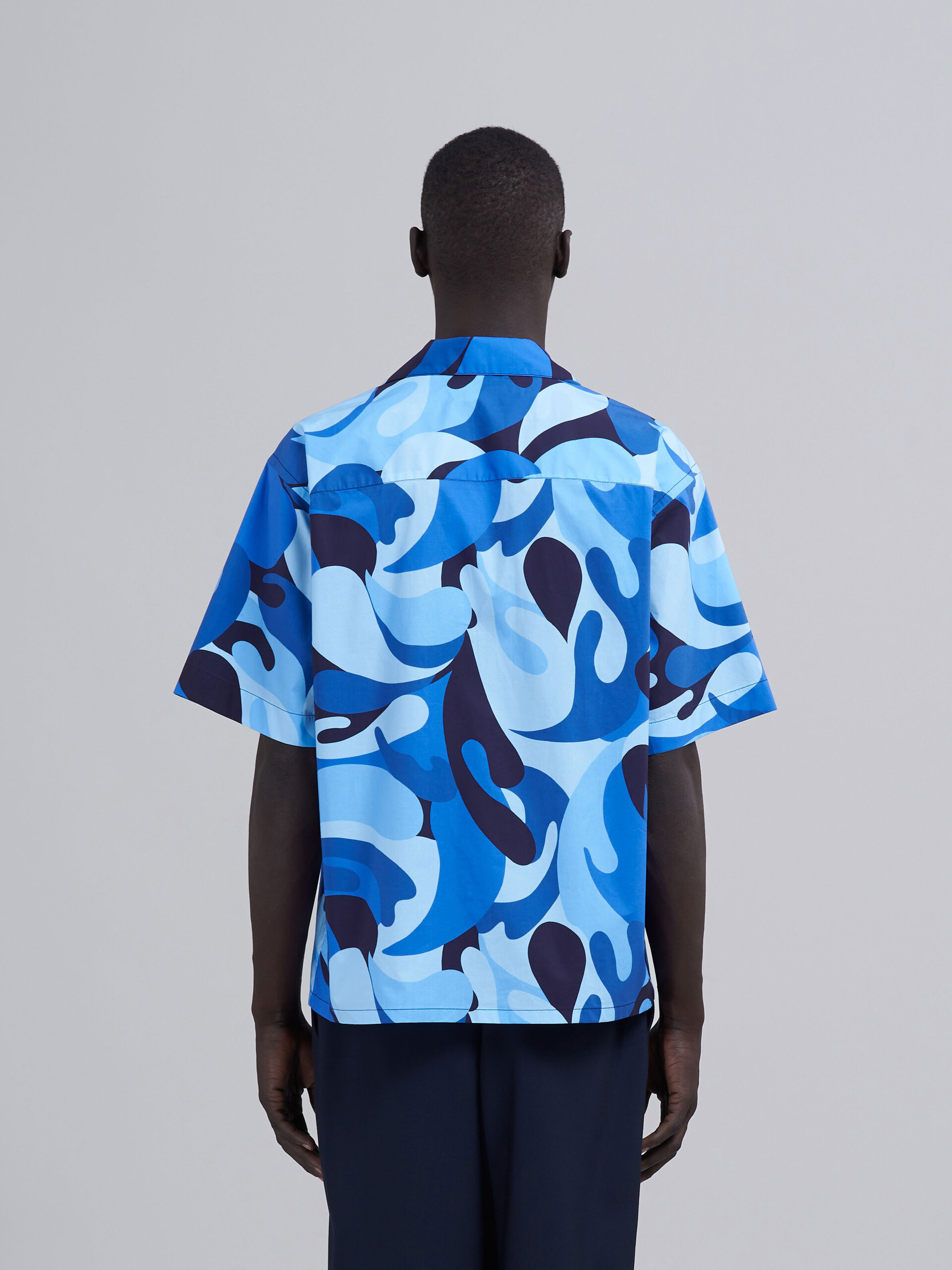 Bowlinghemd mit 50s Camo-Print aus Popeline - Hemden - Image 3