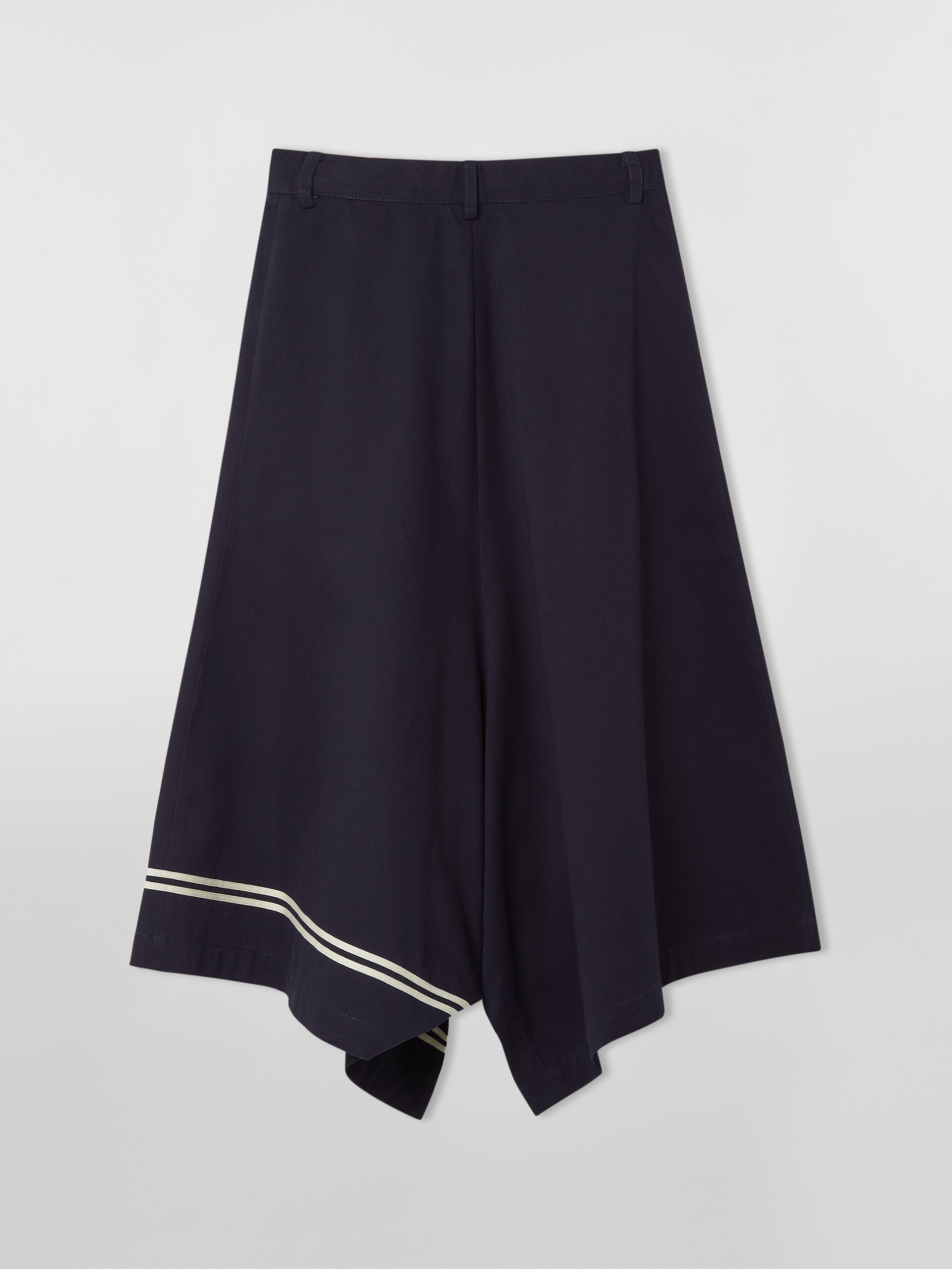 GABARDINE COTTON PANT SKIRT - Skirts - Image 2