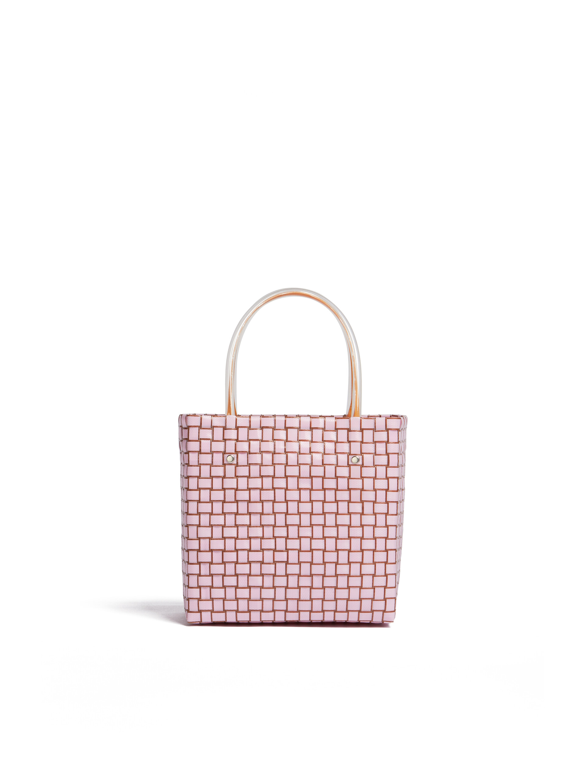 Light pink MARNI MARKET ANIMAL BASKET bag - Shopping Bags - Image 3