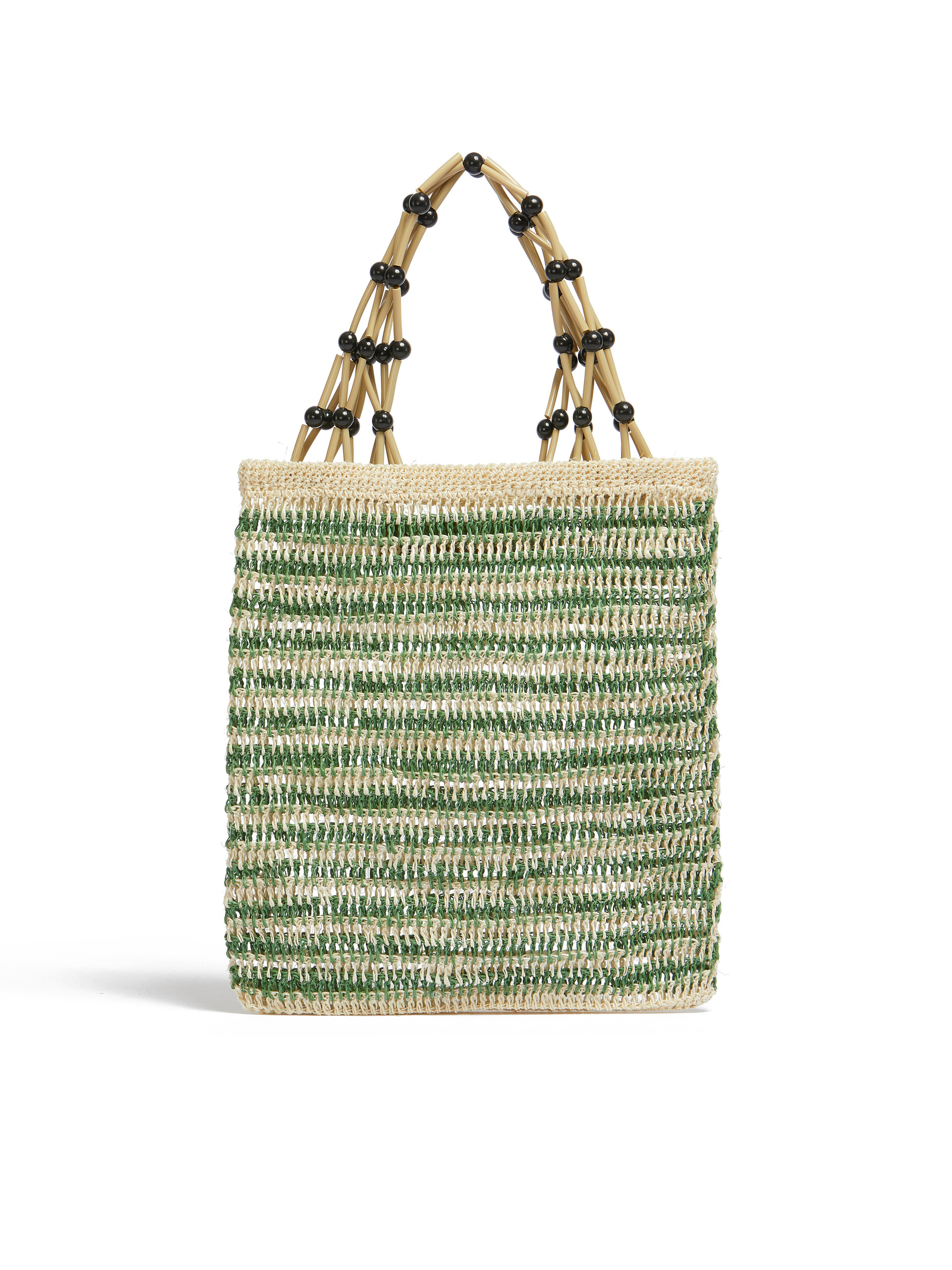 ピンク MARNI MARKET FIQUE ナチュラルファイバー ネットショッパー - ショッピングバッグ - Image 3