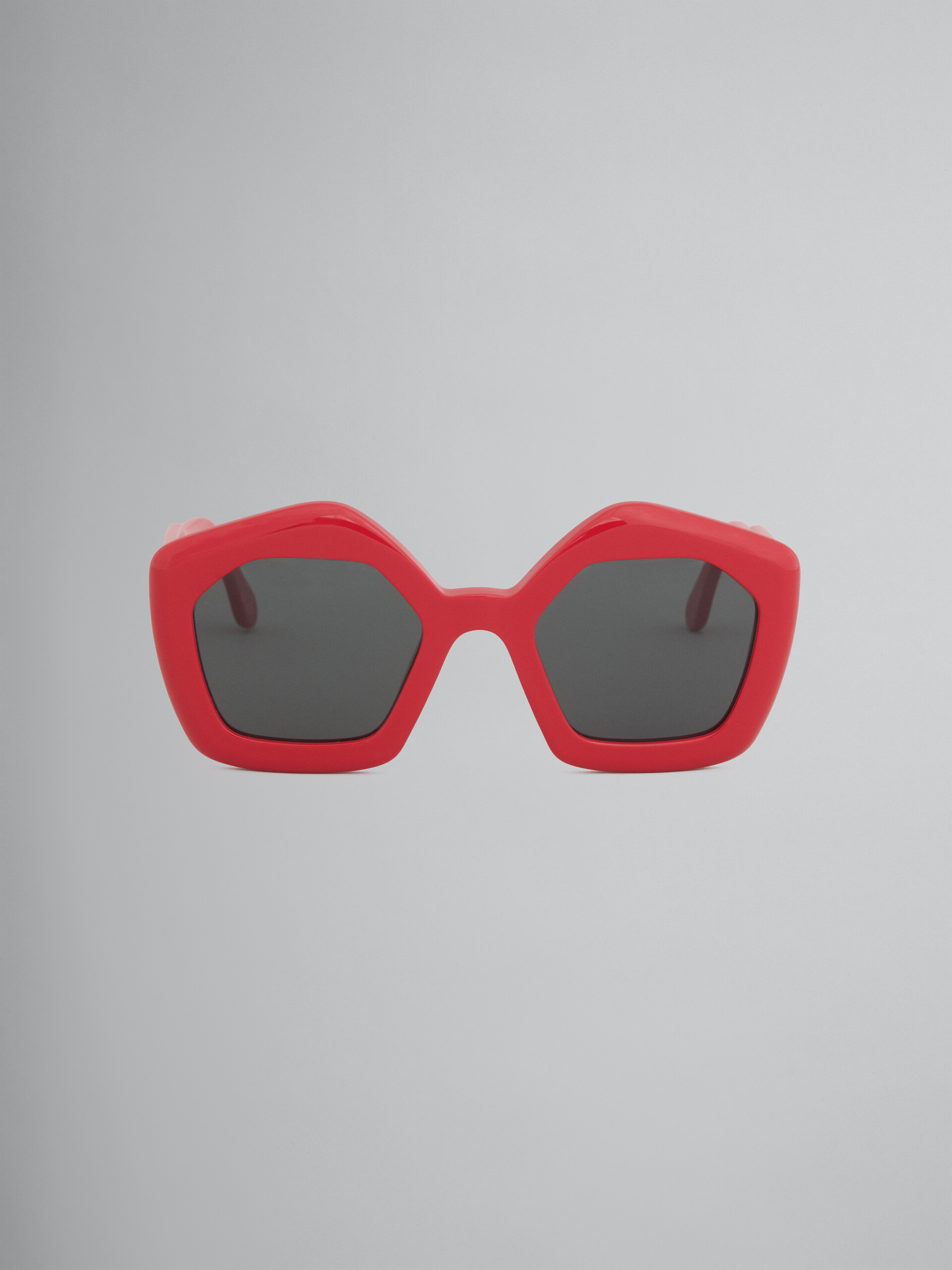 Occhiali da sole LAUGHING WATERS in acetato rosso | Marni