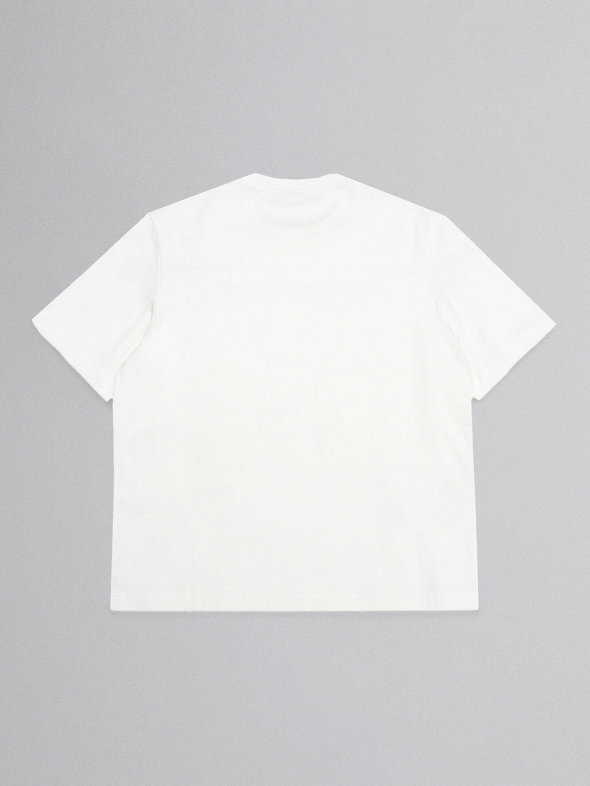 White cotton T-shirt with ruffles - T-shirts - Image 2