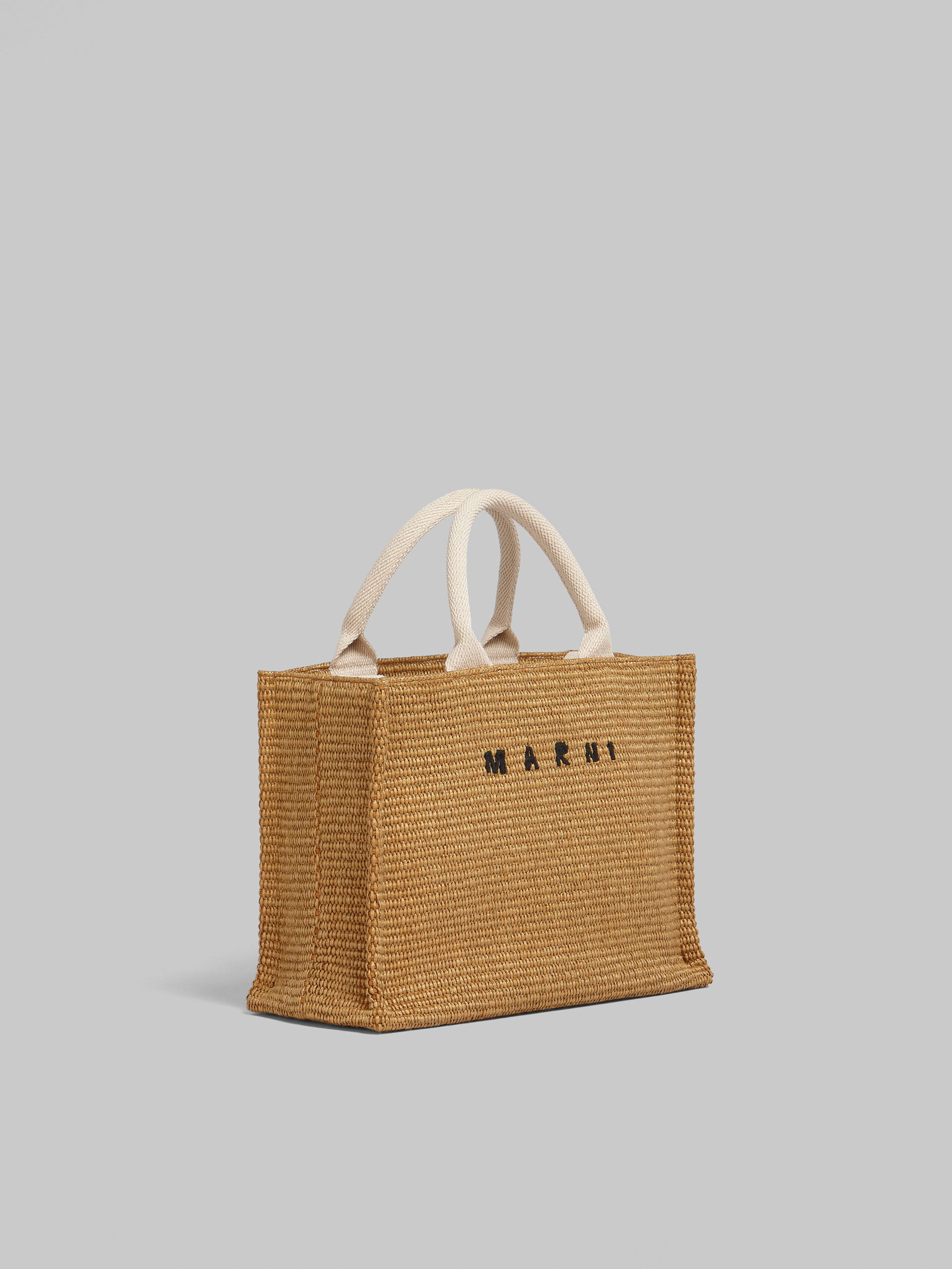 Small brown raffia tote bag - Shopping Bags - Image 6