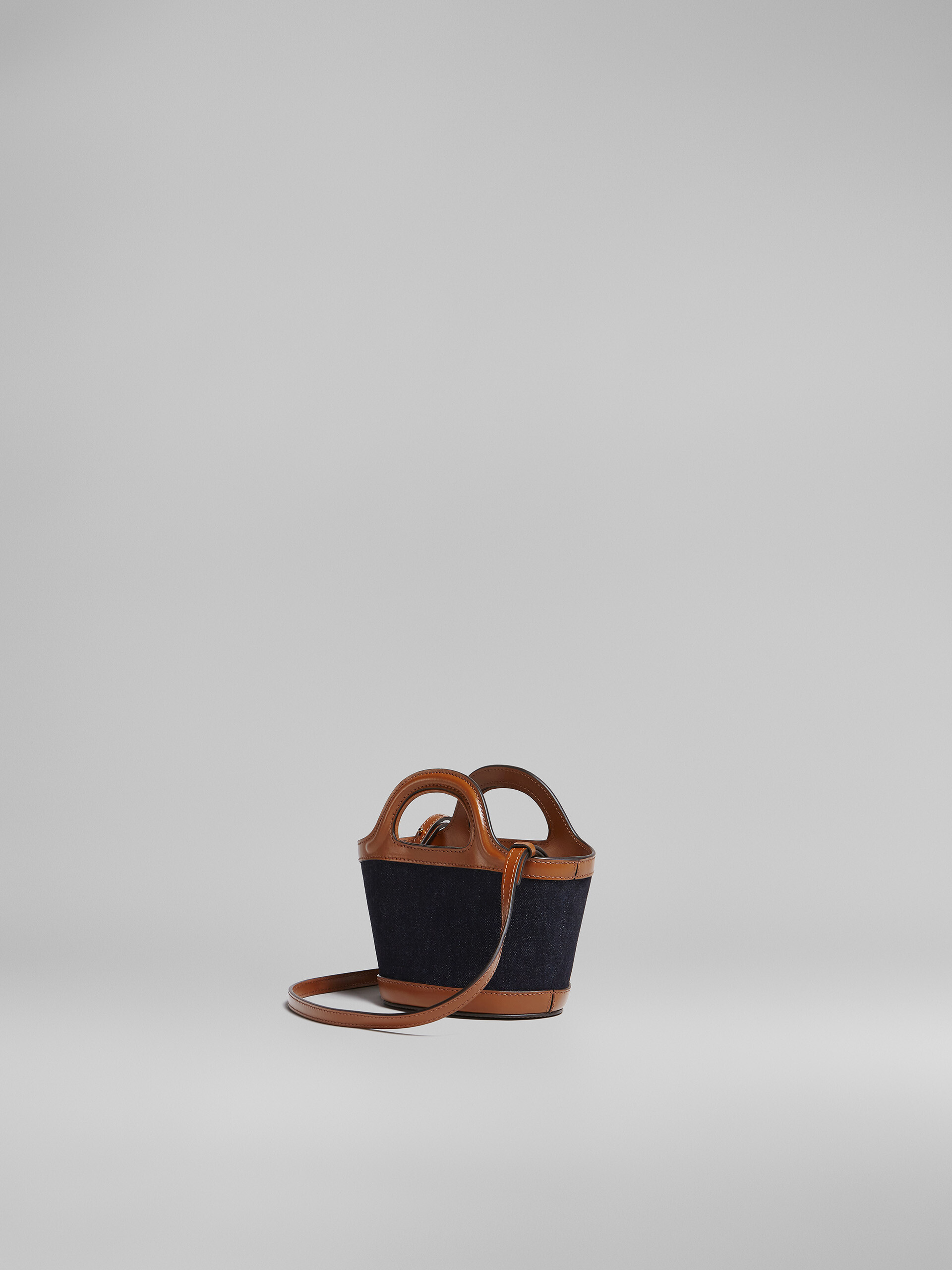 TROPICALIA micro bag in denim and leather - Handbag - Image 3