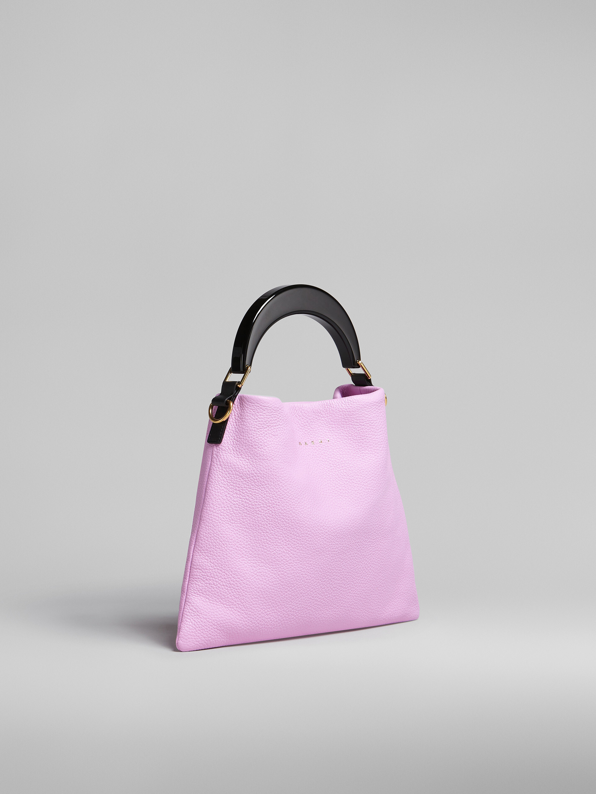 Venice small bag in pink leather - Shoulder Bags - Image 6