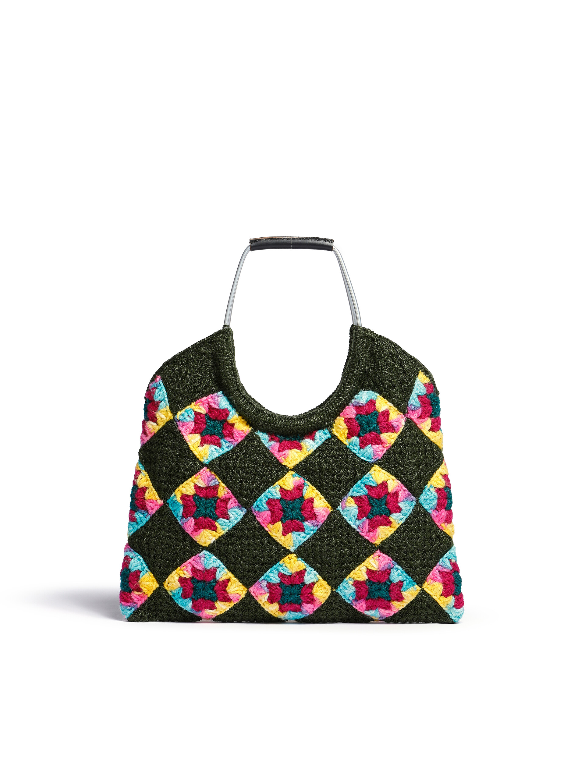 Blue Marni Market multicoloured crochet bag - Bags - Image 3