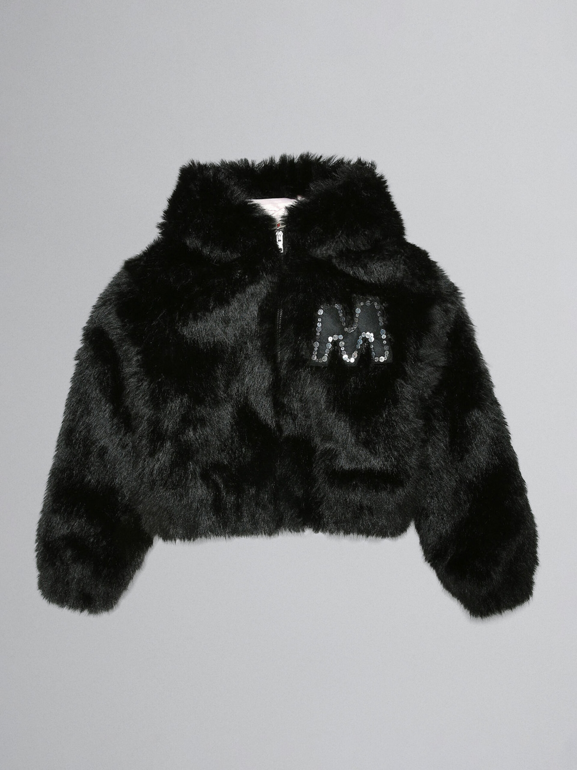Black jacket with "M" patch - Jackets - Image 1